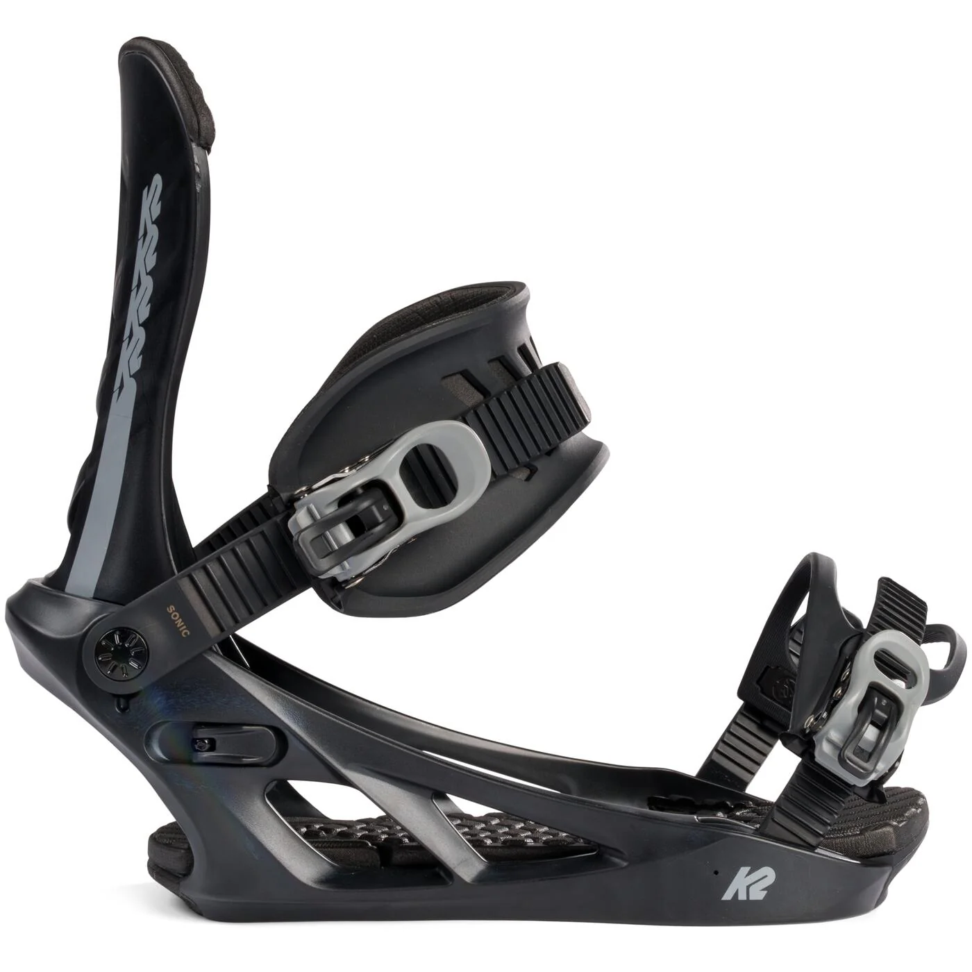 K2 Sonic Snowboard Bindings - Black - Image 3