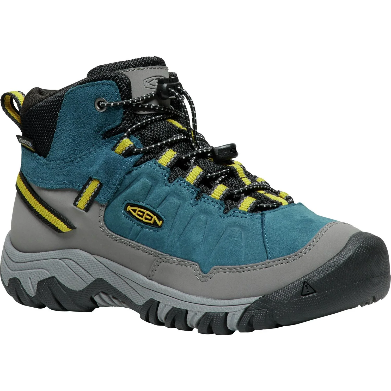 Keen Targhee IV Junior Waterproof Boots - Blue/Antique Moss - Image 2