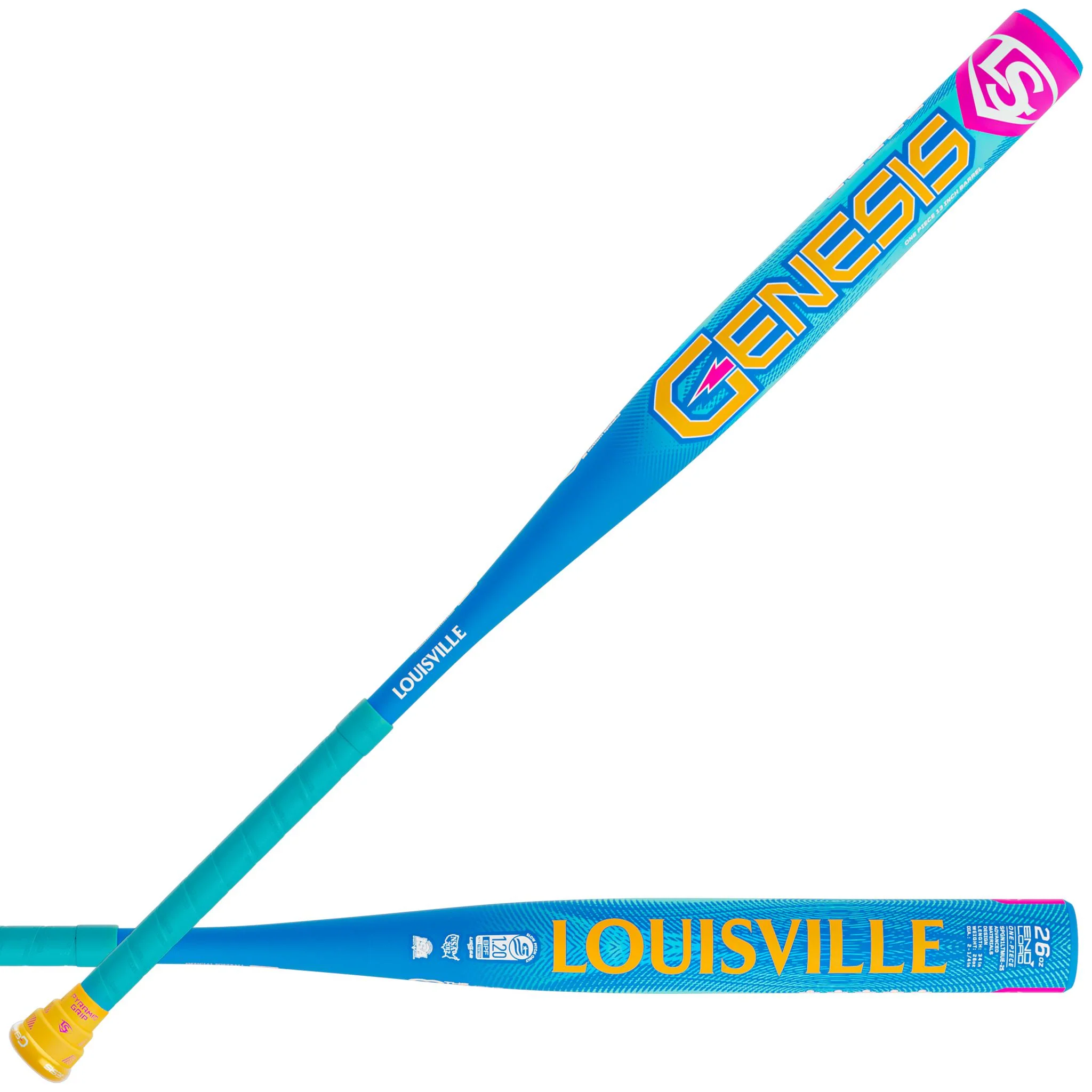 Louisville Slugger 2026 "Love the Moment" Genesis 1-Piece USSSA Endload Slo-Pitch Softball Bat