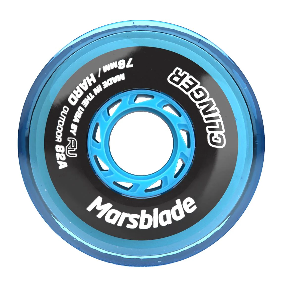 Marsblade Clinger Outdoor Roller Hockey Skate Wheels (82A) - 4 Pieces