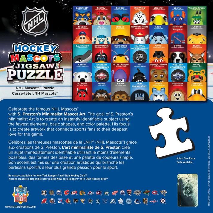 MasterPieces NHL Mascots Puzzle - Image 3