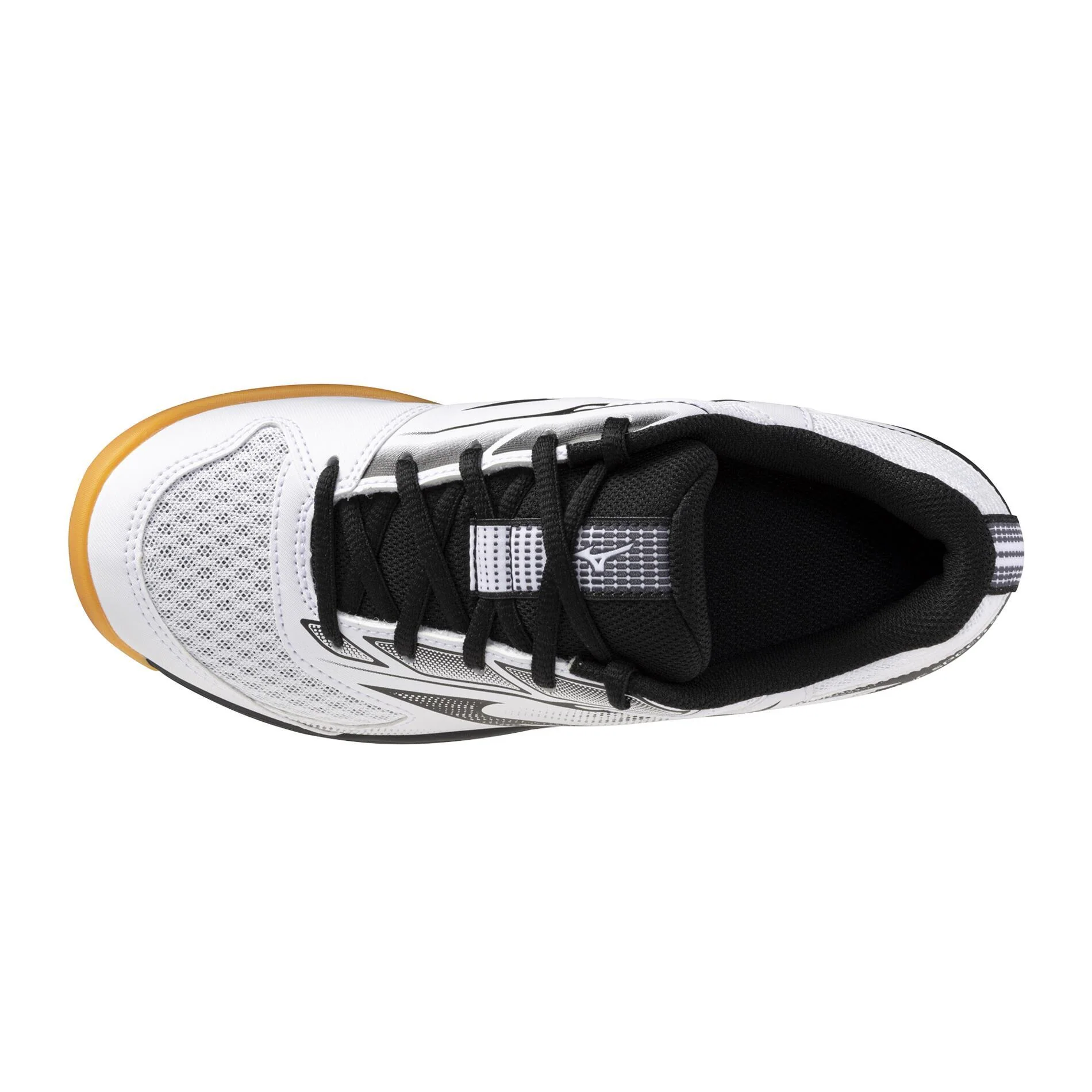 Mizuno Cyclone Speed 5 Men's Volleyball Shoes - White/Black - Image 4