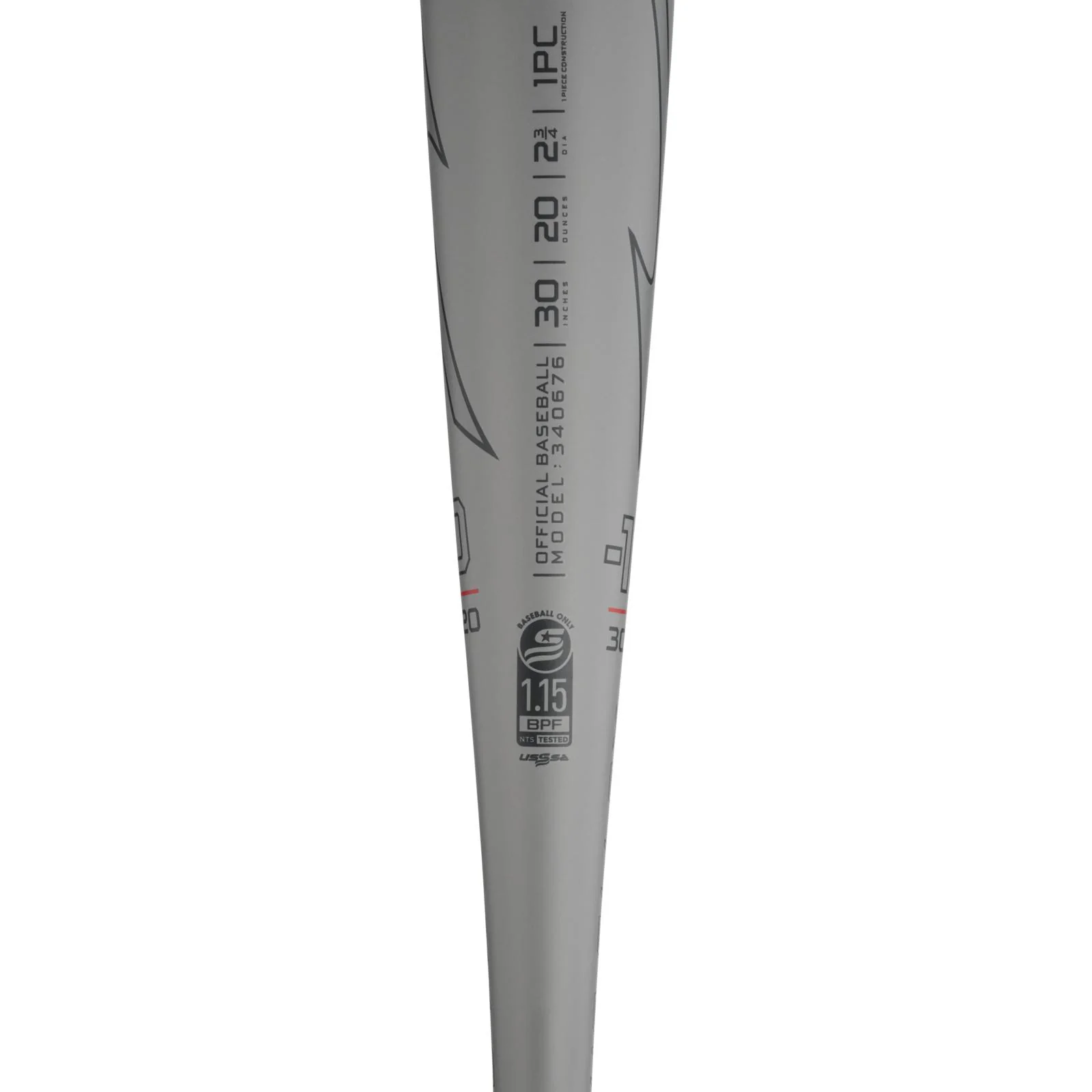 Mizuno PWR Alloy 2 3/4 (-10) Baseball Bat - USSSA - Image 3