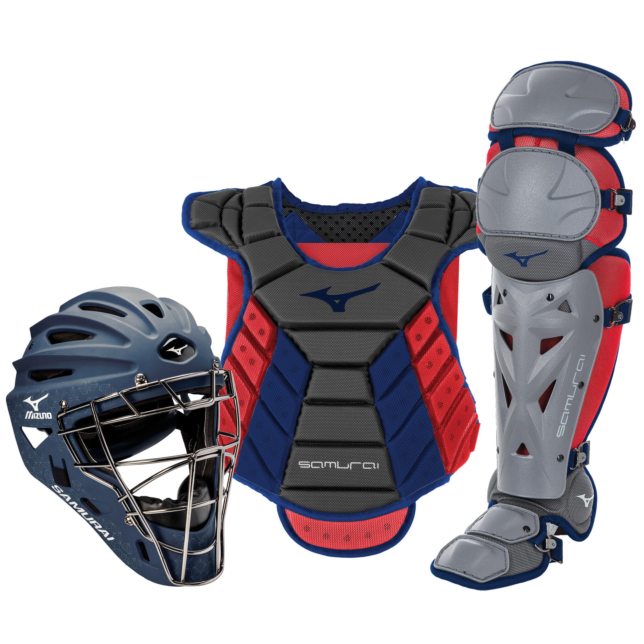 Mizuno Samurai Women's Baseball Boxed Catcher's Gear Set - 14-15" - Image 11