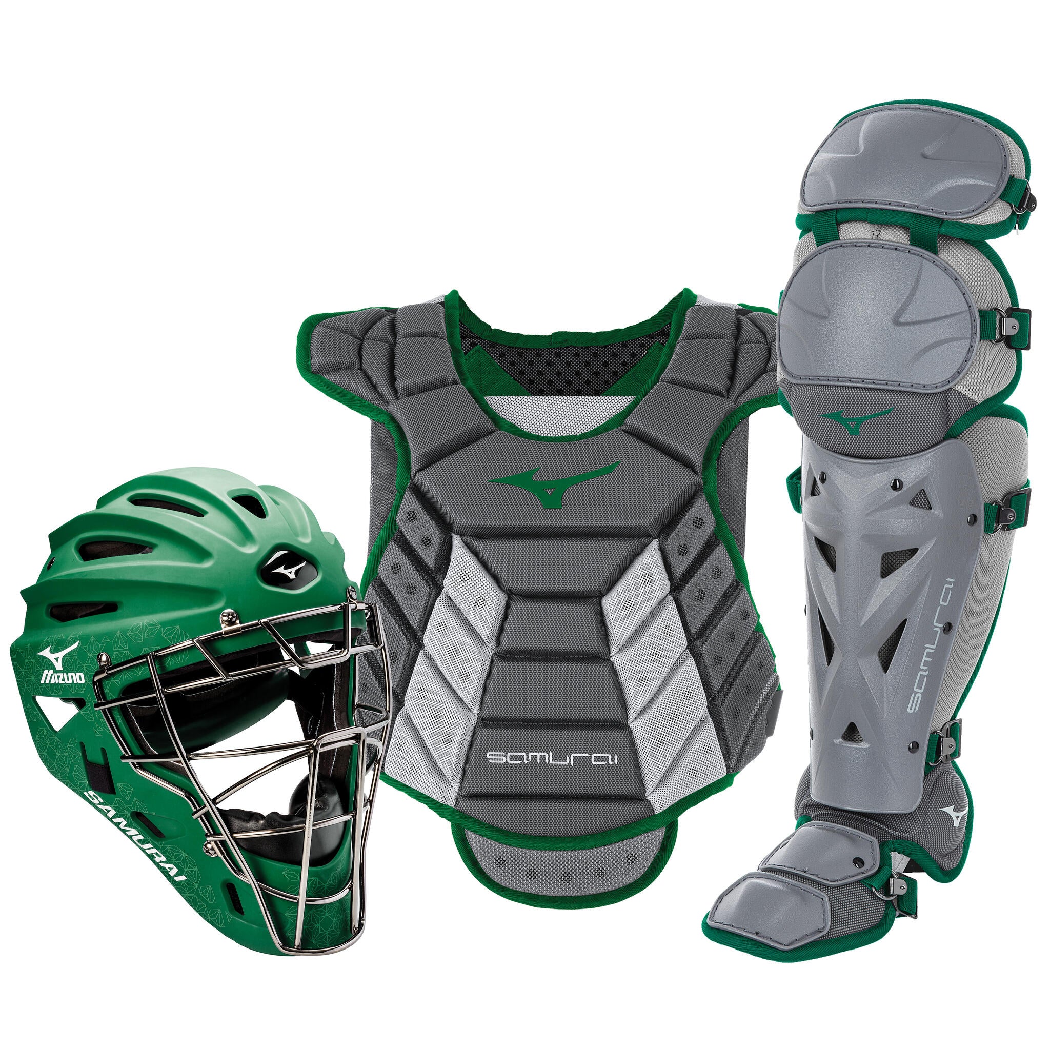 Mizuno Samurai Women's Baseball Boxed Catcher's Gear Set - 13-14" - Image 6