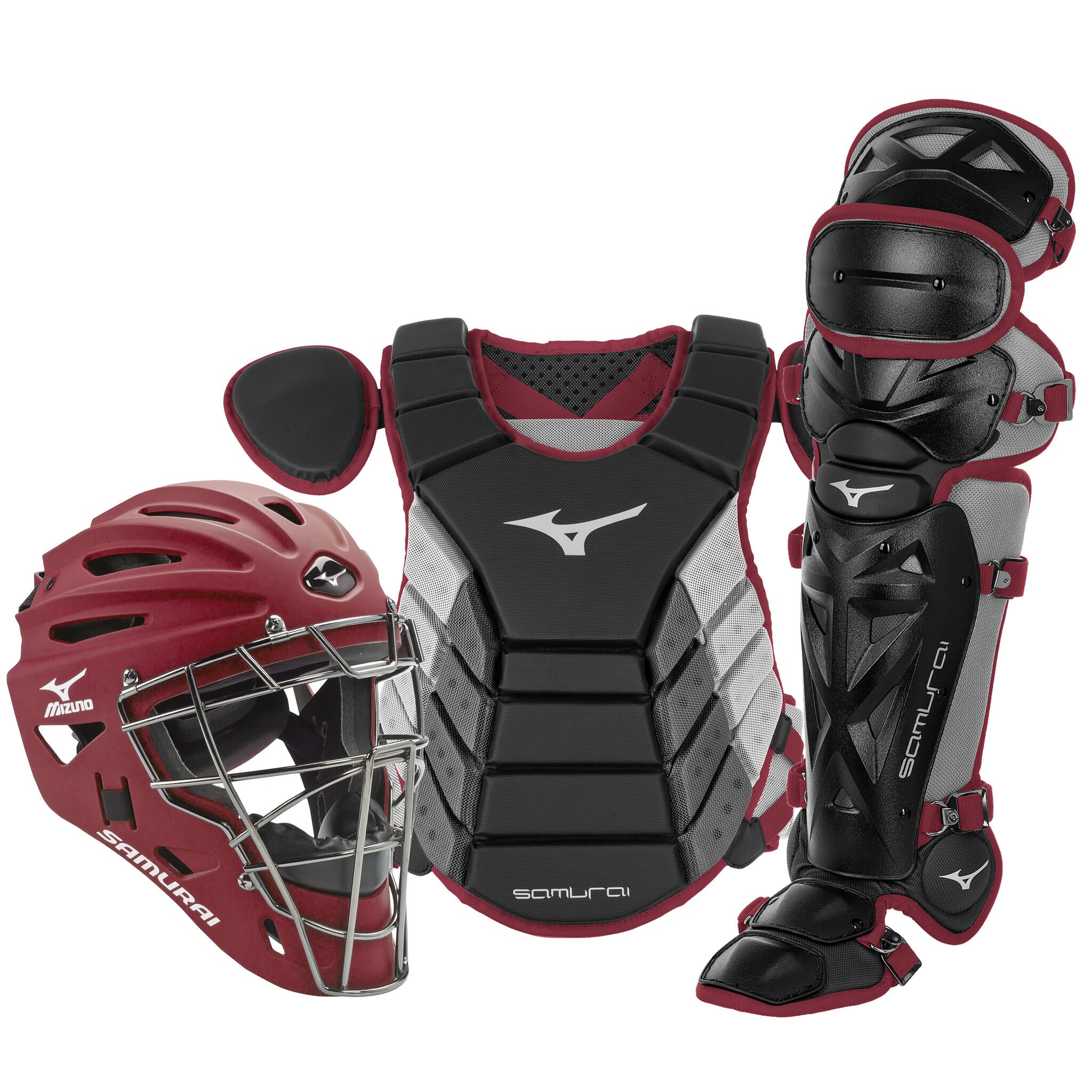 Mizuno Samurai Youth Baseball Boxed Catcher's Gear Set - 14" - Image 10