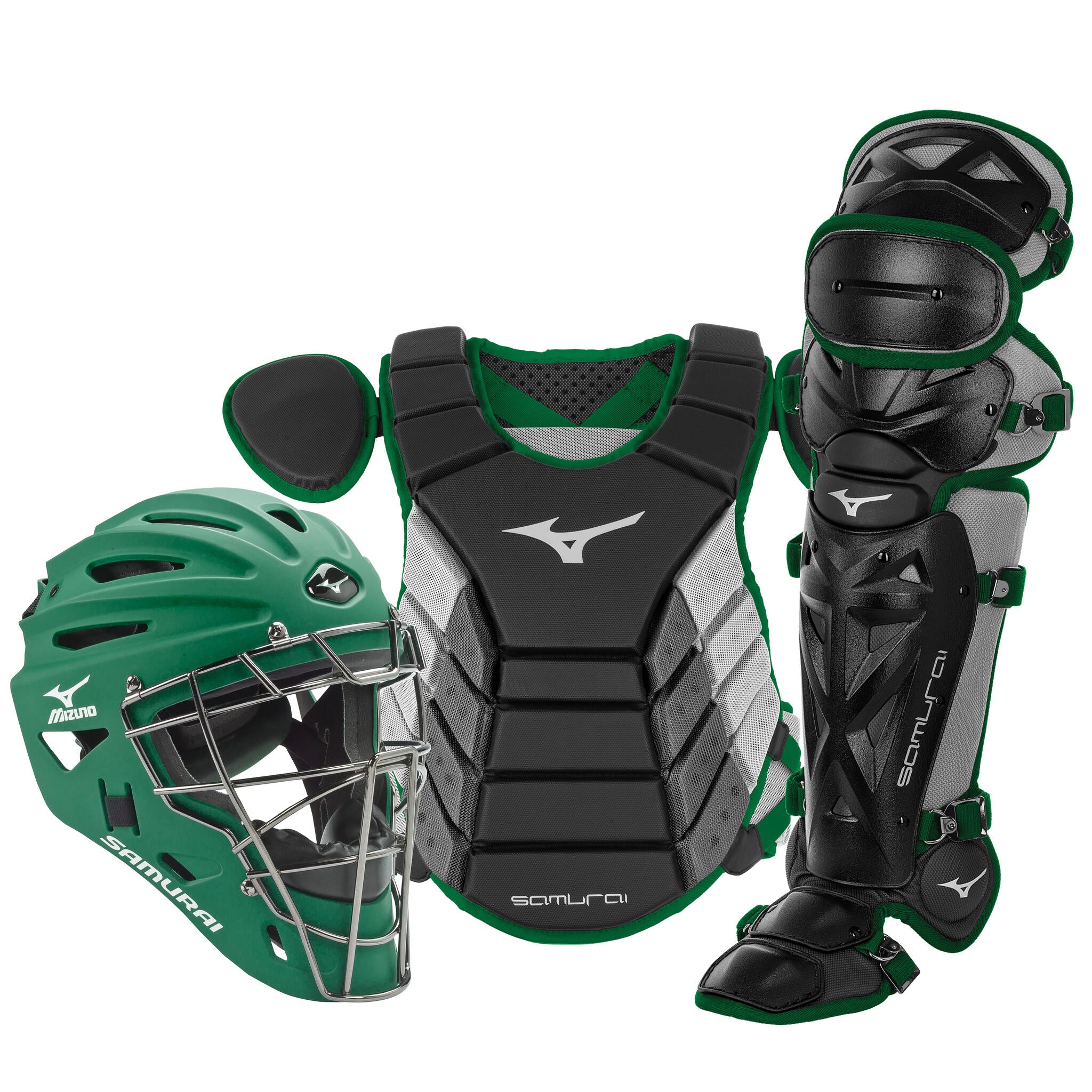 Mizuno Samurai Youth Baseball Boxed Catcher's Gear Set - 14" - Image 8