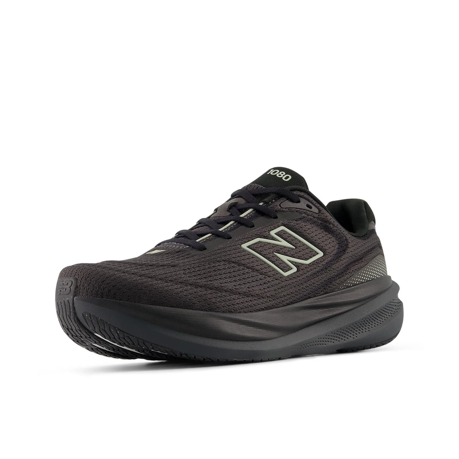 New Balance 1080 V15 Men's Running Shoes - Black/Faded Black - Image 3