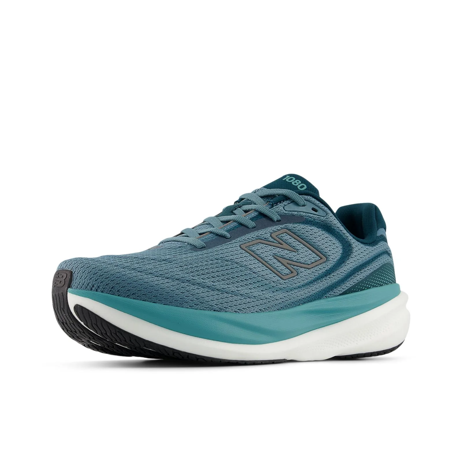 New Balance 1080 V15 Men's Running Shoes - Medusa Green/Silver - Image 3