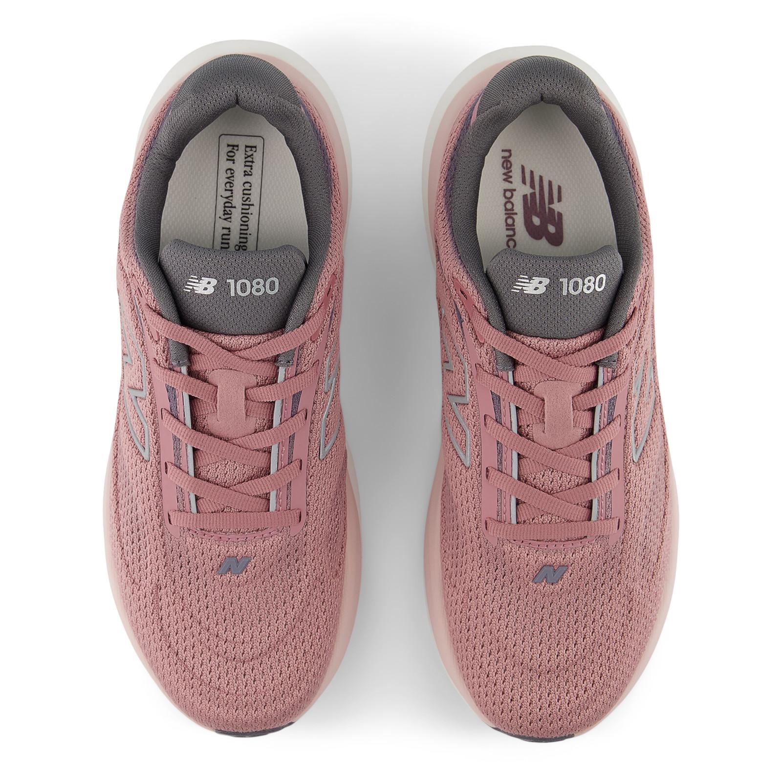 New Balance 1080 V15 Women's Running Shoes - Rosewood/Silver - Image 6