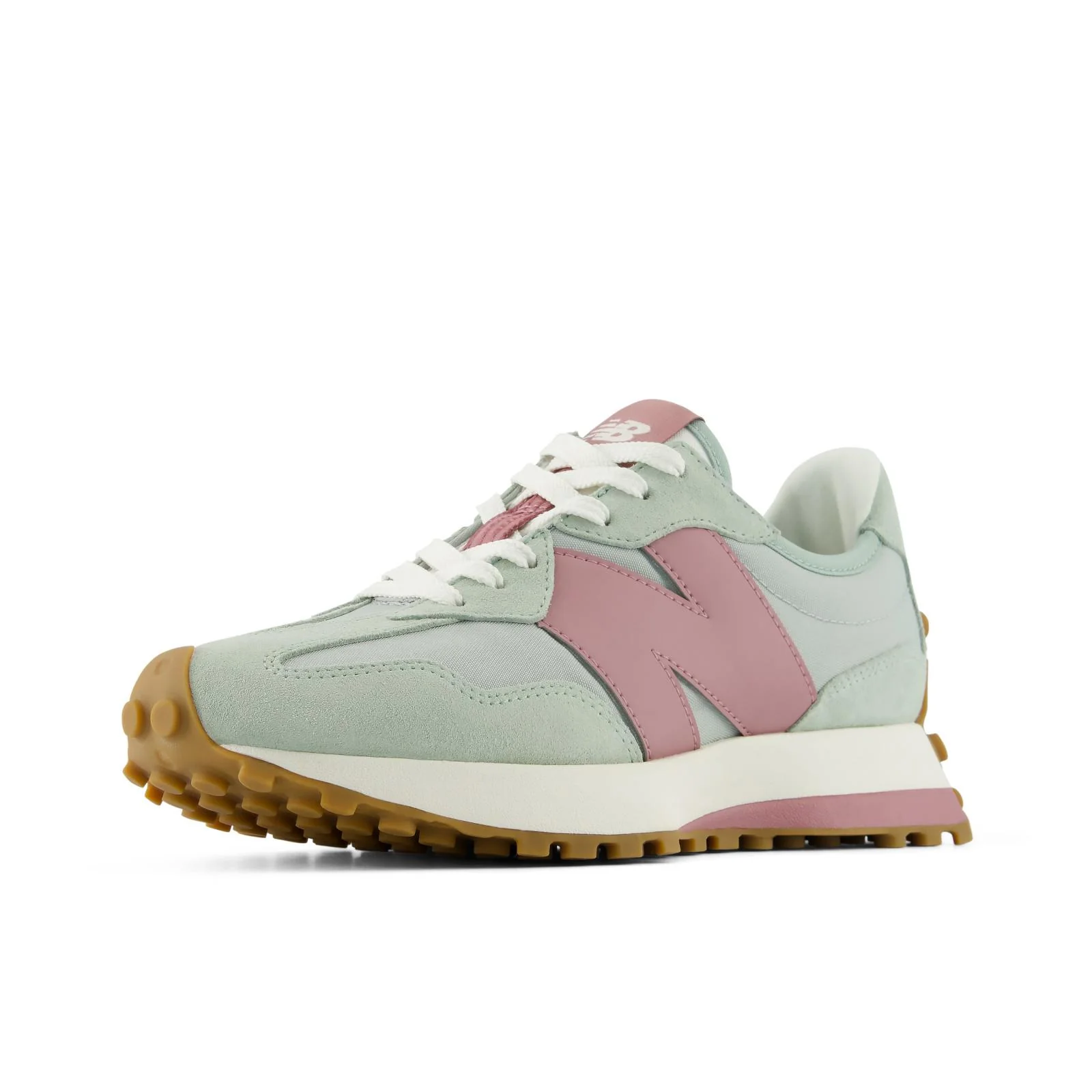New Balance 327 T2 V1 Women's Running Shoes - Lone Star Grey/Rosewood - Image 3