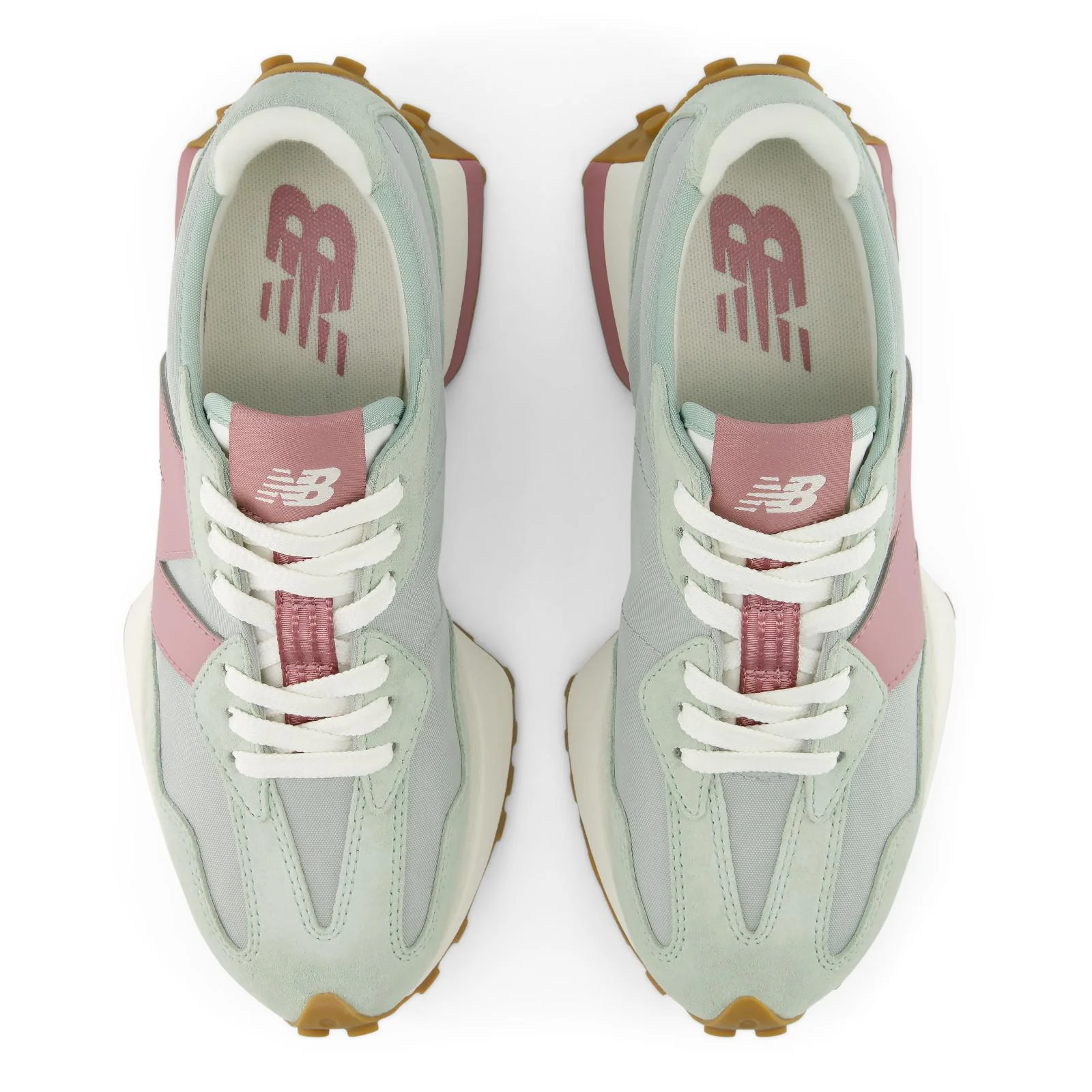 New Balance 327 T2 V1 Women's Running Shoes - Lone Star Grey/Rosewood - Image 6