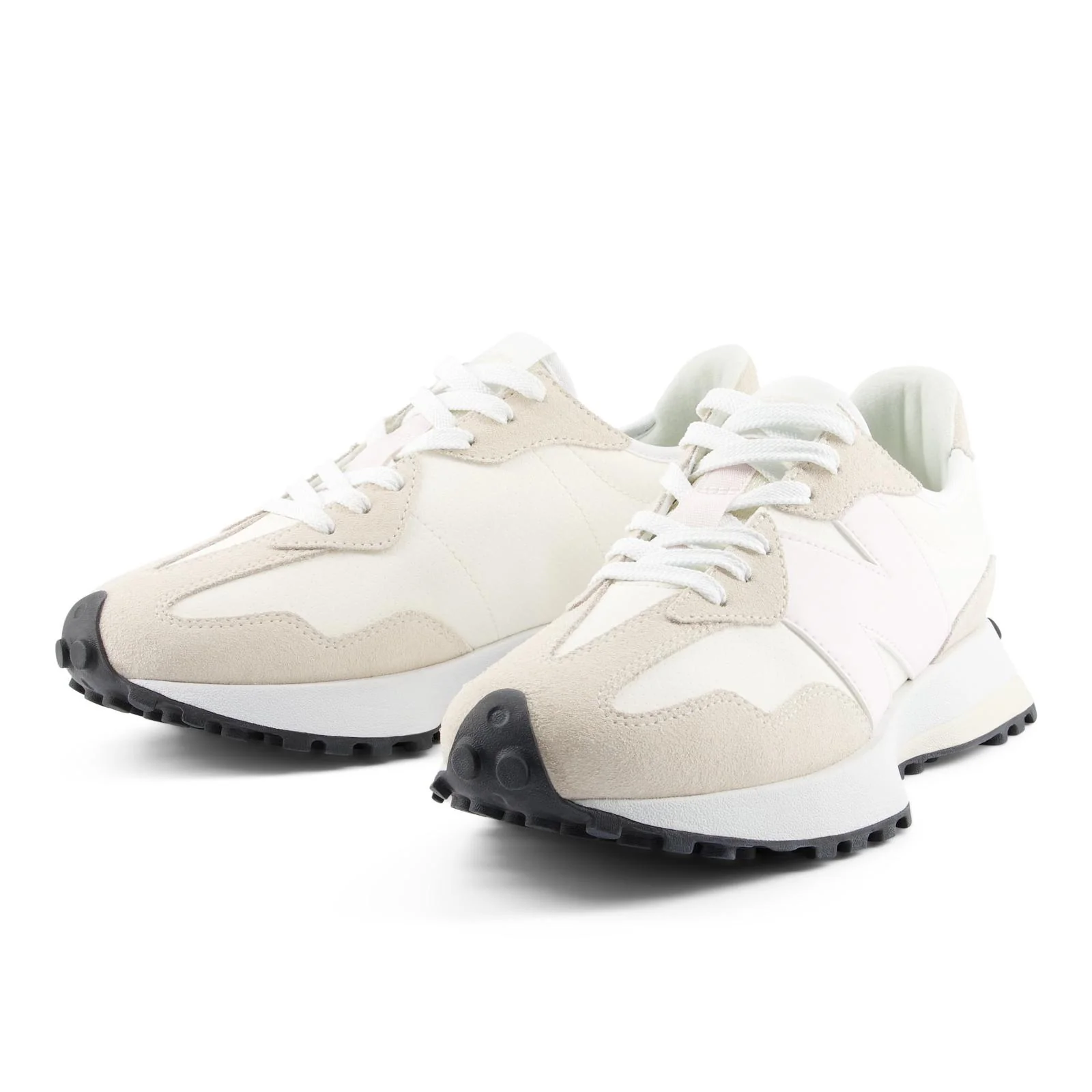 New Balance 327 T2 V1 Women's Running Shoes - Sea Salt/Pink Salt - Image 3