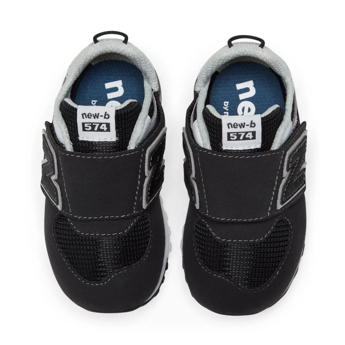New Balance 574 New-B Hook & Loop Youth Running Shoes - Image 6