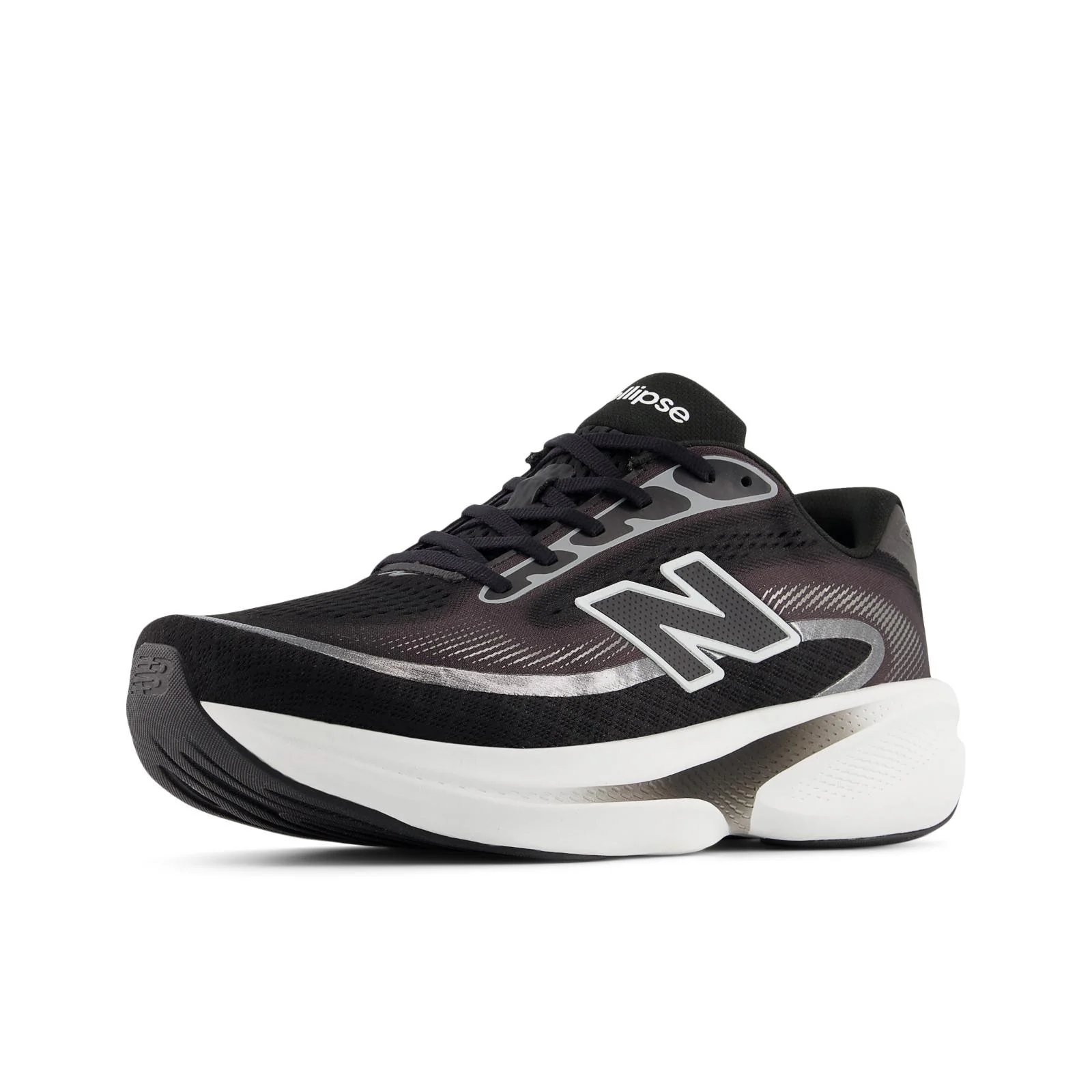 New Balance Ellipse V1 Men's Running Shoes - Faded Black/White - Image 3