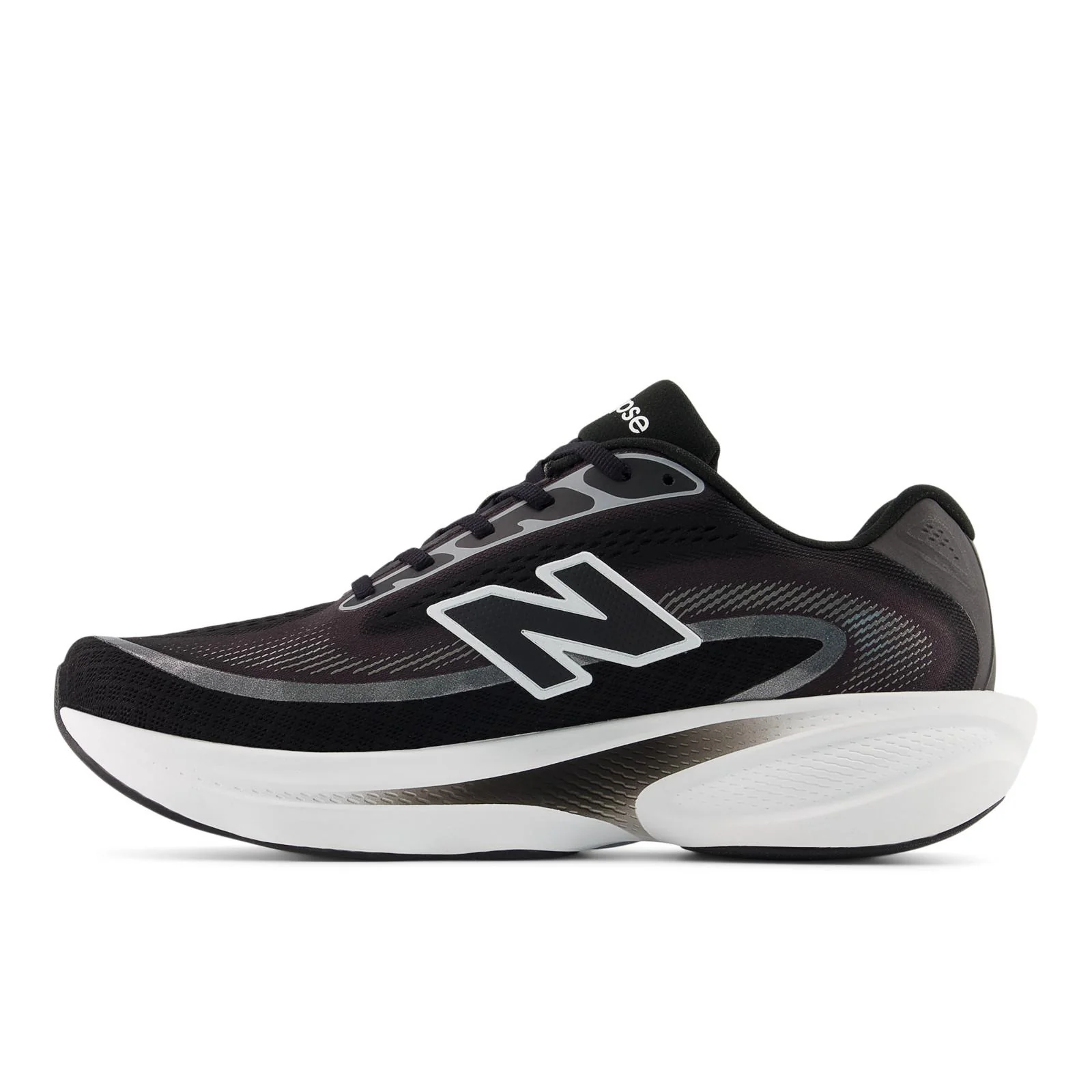 New Balance Ellipse V1 Men's Running Shoes - Faded Black/White - Image 4