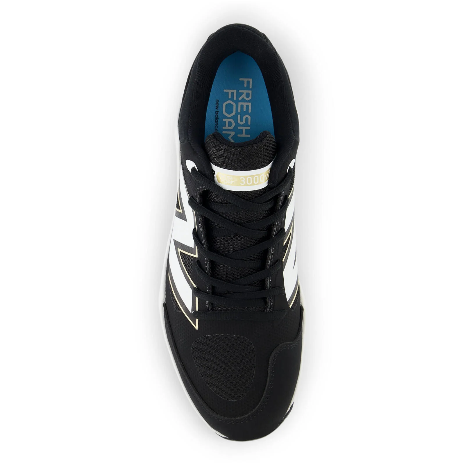 New Balance Fresh Foam 3000v7 Molded Men's Baseball Cleats - Black - Image 3