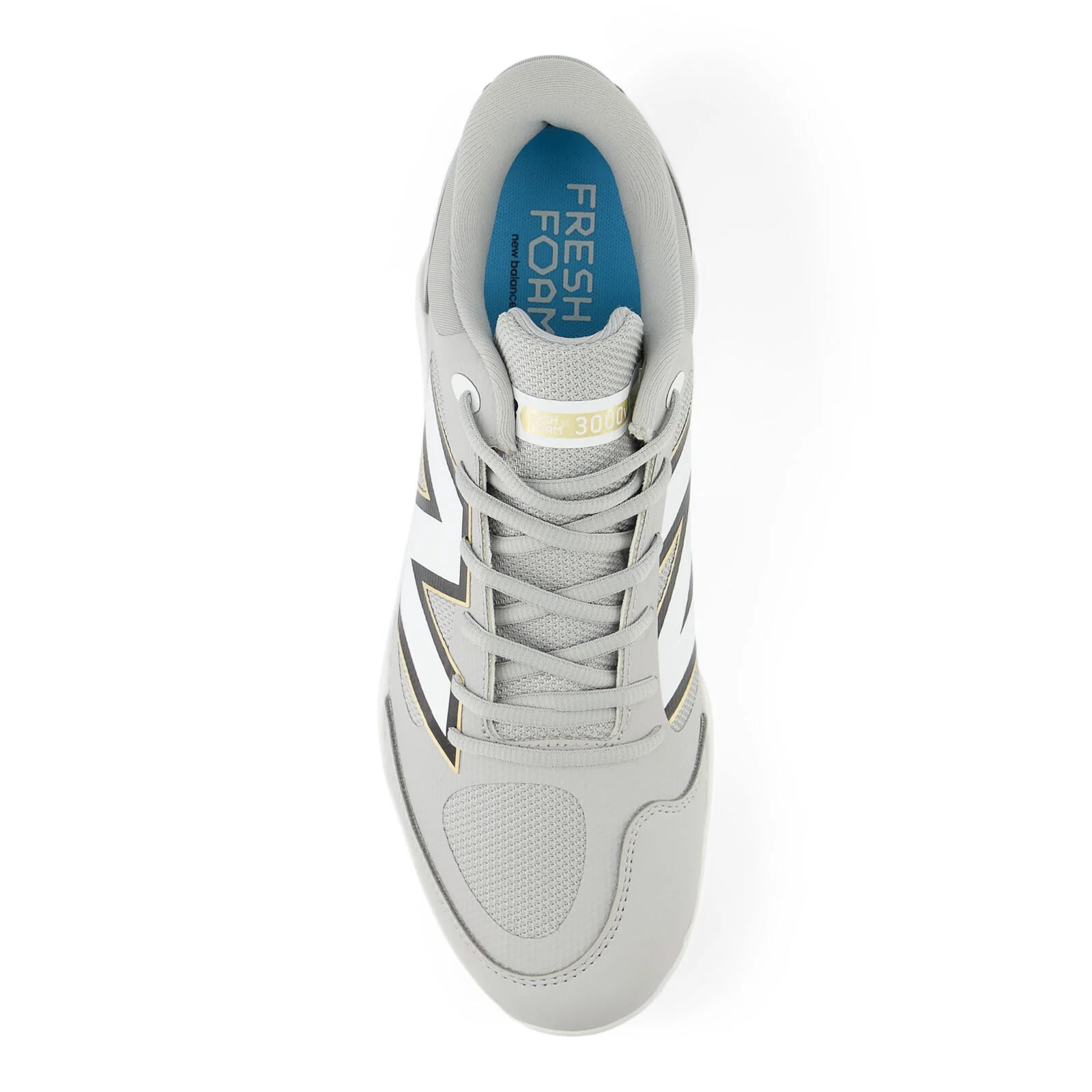 New Balance Fresh Foam 3000v7 Molded Men's Baseball Cleats - Raincloud - Image 3
