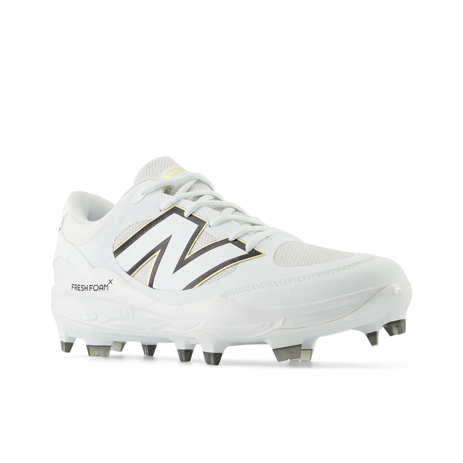 New Balance Fresh Foam 3000v7 Molded Men's Baseball Cleats - White - Image 2