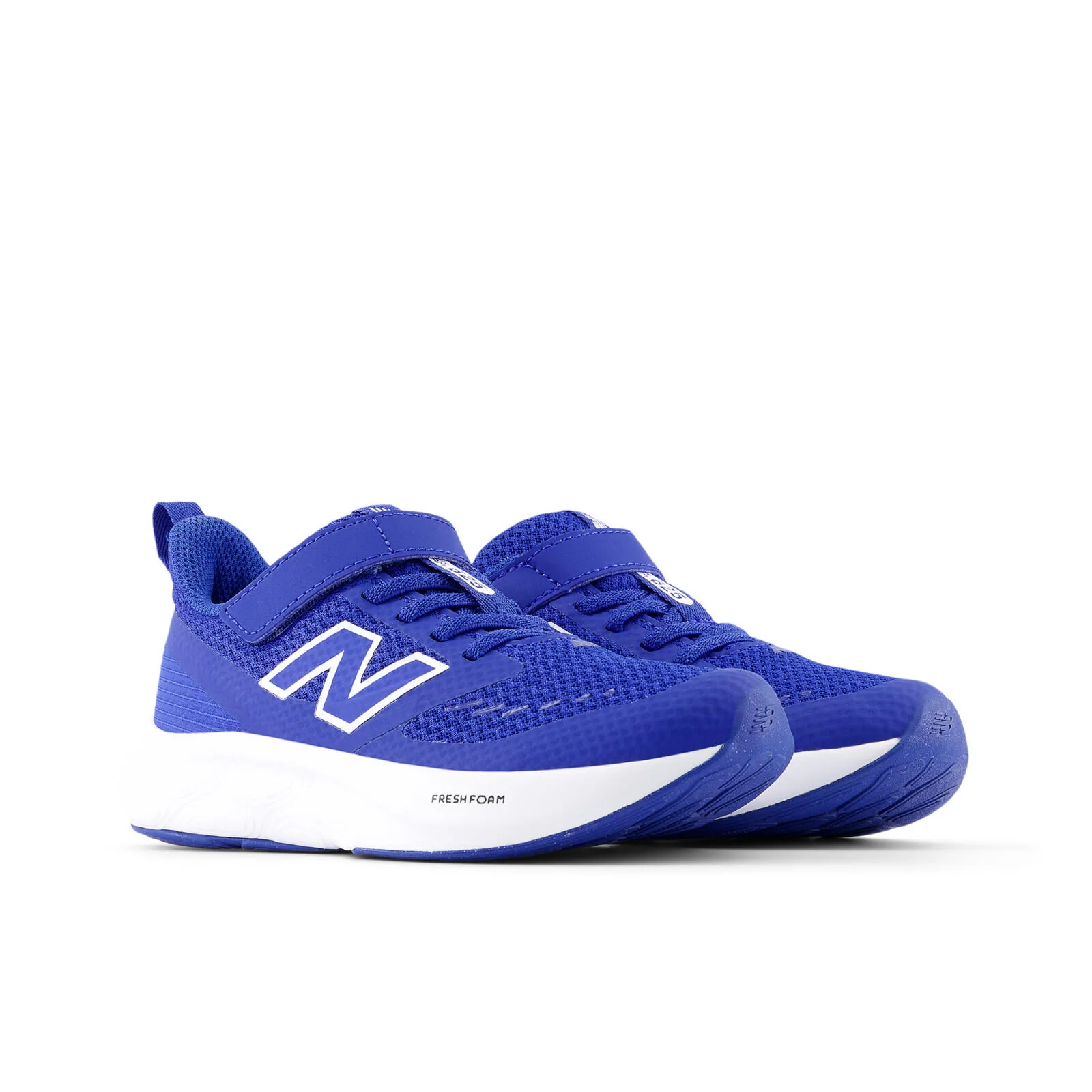 New Balance Fresh Foam 625 Youth Bungee Lace Running Shoes With Top Strap - Team Royal/White - Image 3