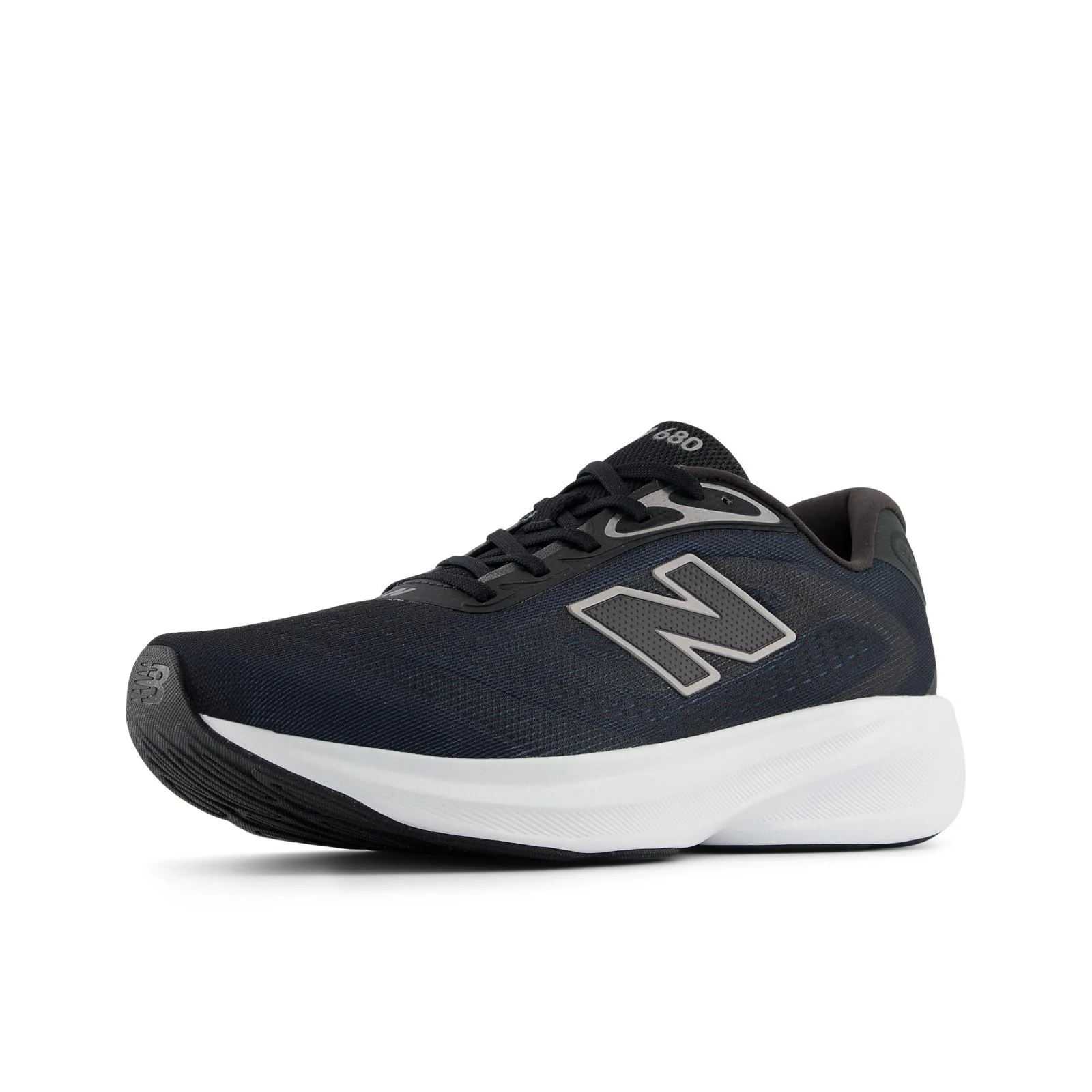 New Balance Fresh Foam 680 V9 Men's Running Shoes - Black/Faded Black - Image 3