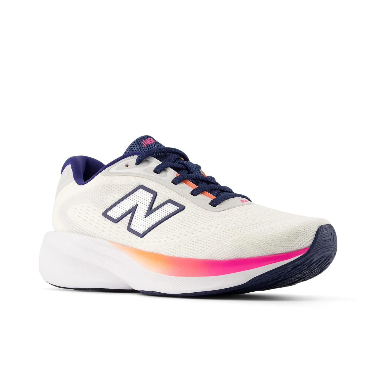 New Balance Fresh Foam 680 V9 Women's Running Shoes - Sea Salt/Tangerine Heat - Image 2