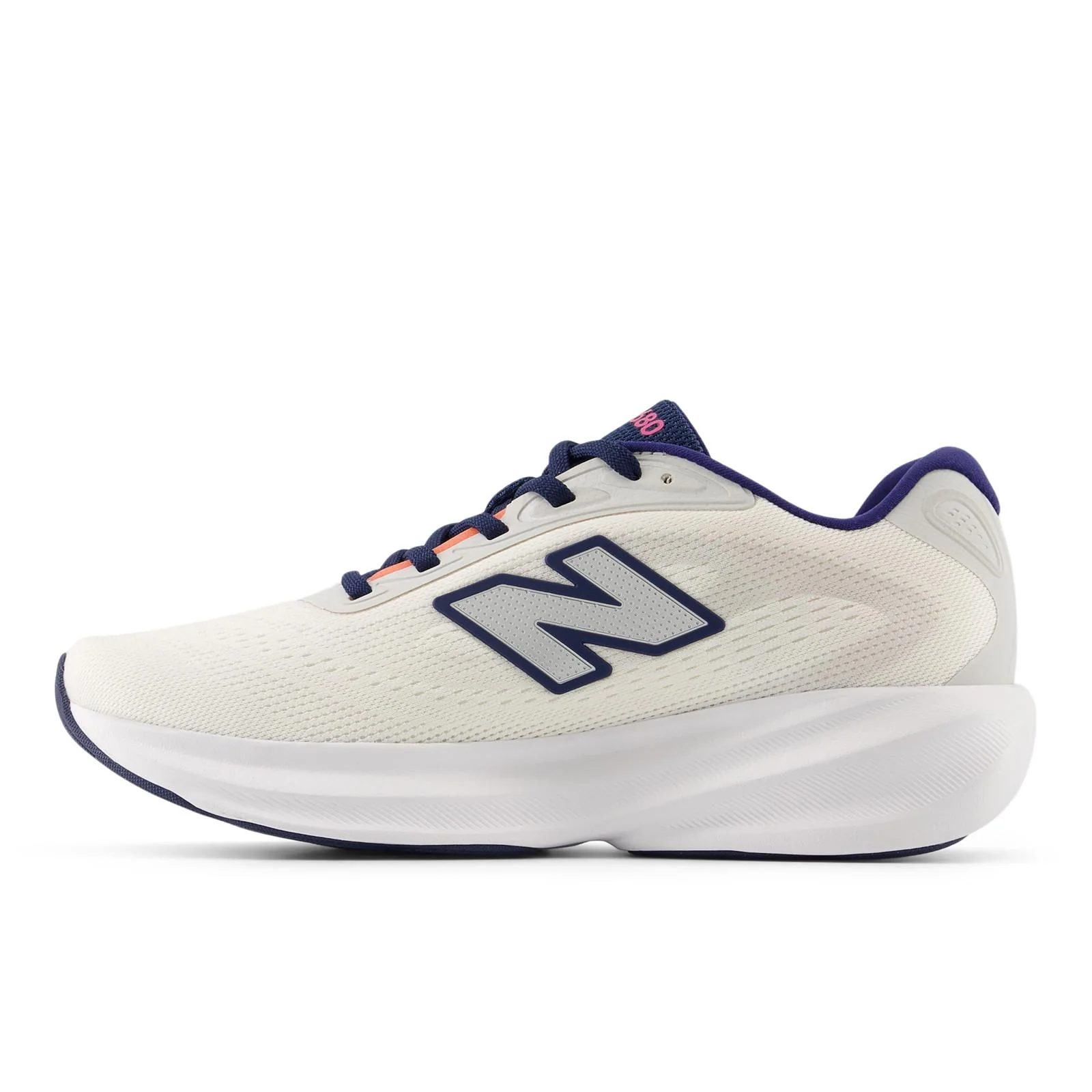 New Balance Fresh Foam 680 V9 Women's Running Shoes - Sea Salt/Tangerine Heat - Image 4