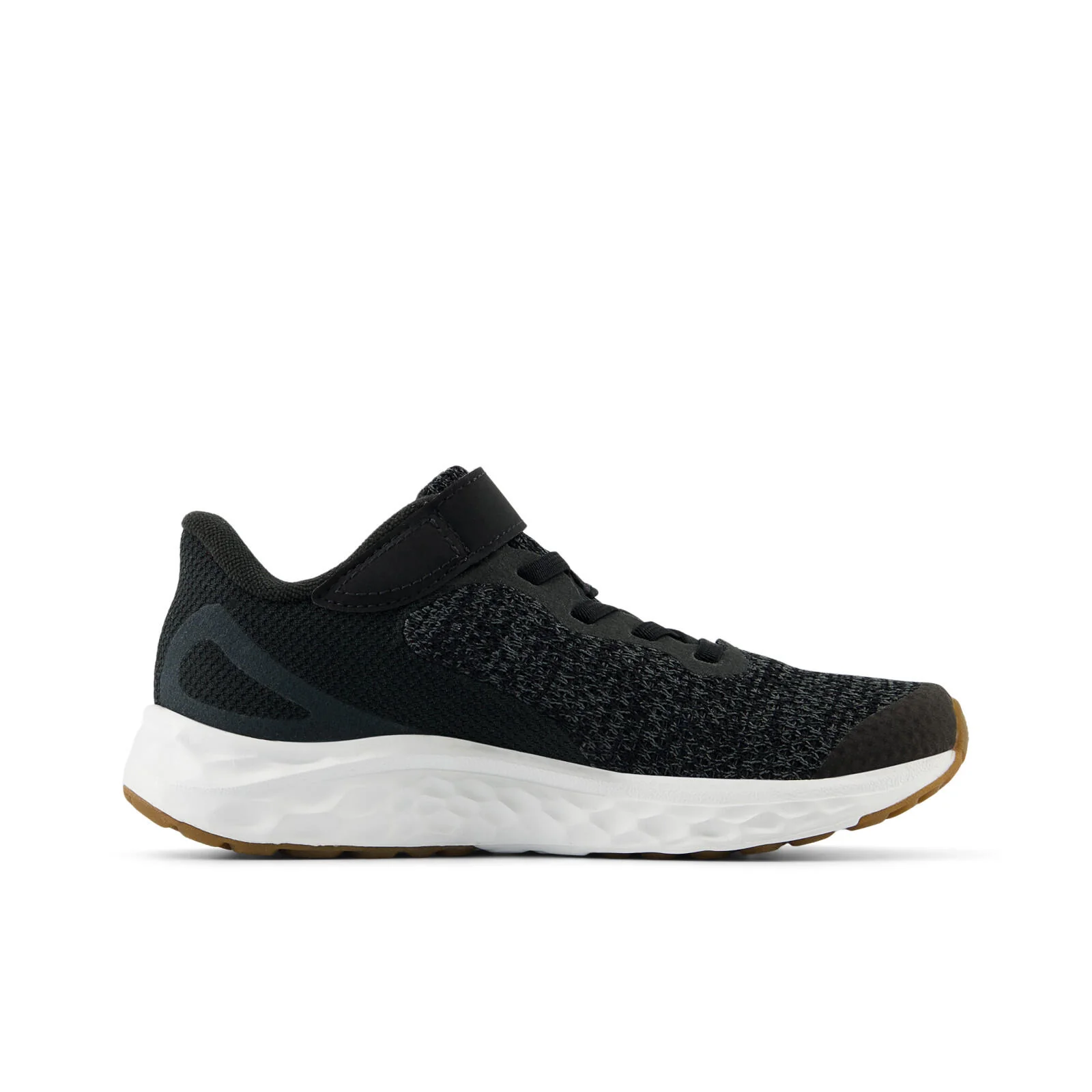 New Balance Fresh Foam Arishi V4 Bungee Lace with Top Strap Youth Running Shoes - Black/Phantom
