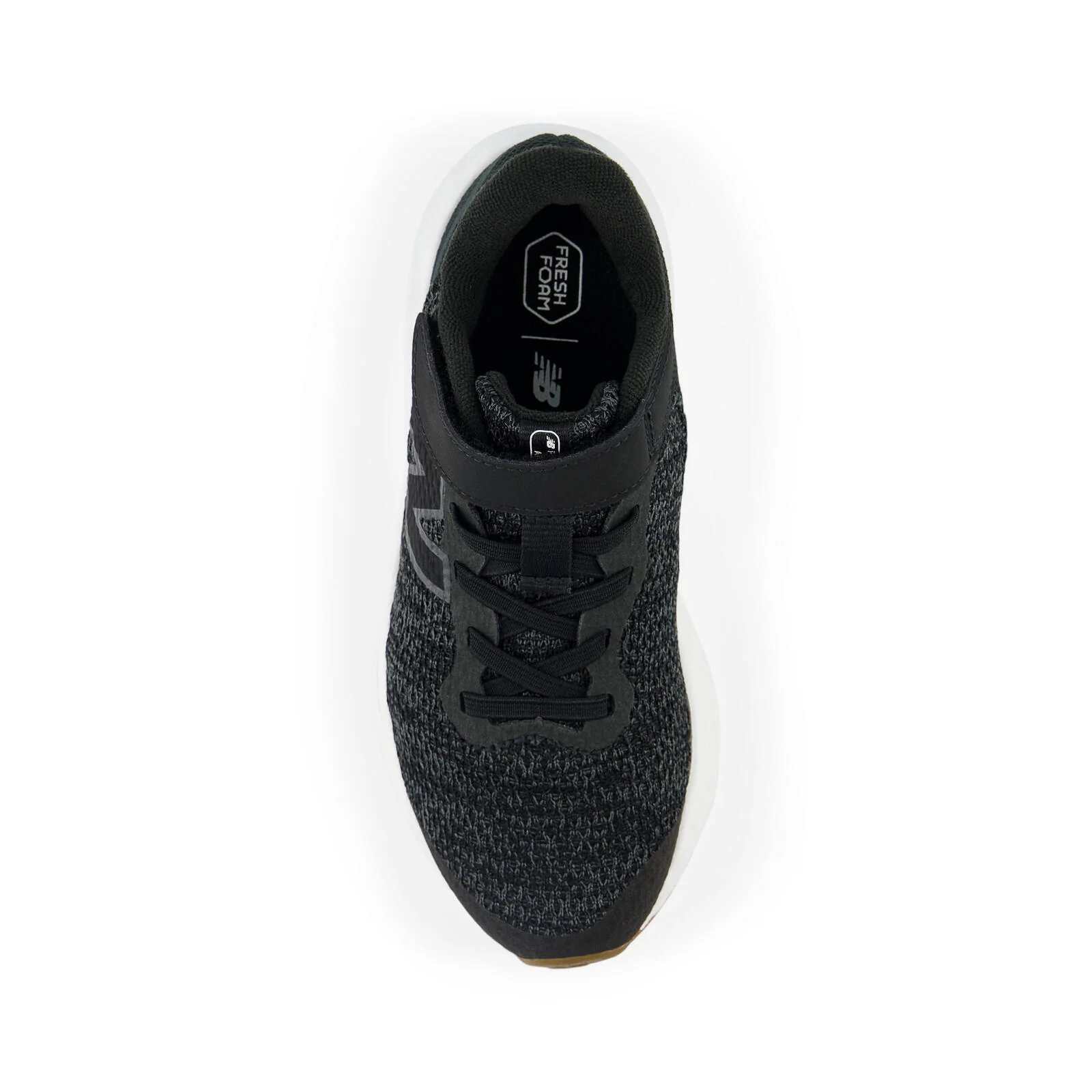 New Balance Fresh Foam Arishi V4 Bungee Lace with Top Strap Youth Running Shoes - Black/Phantom - Image 5