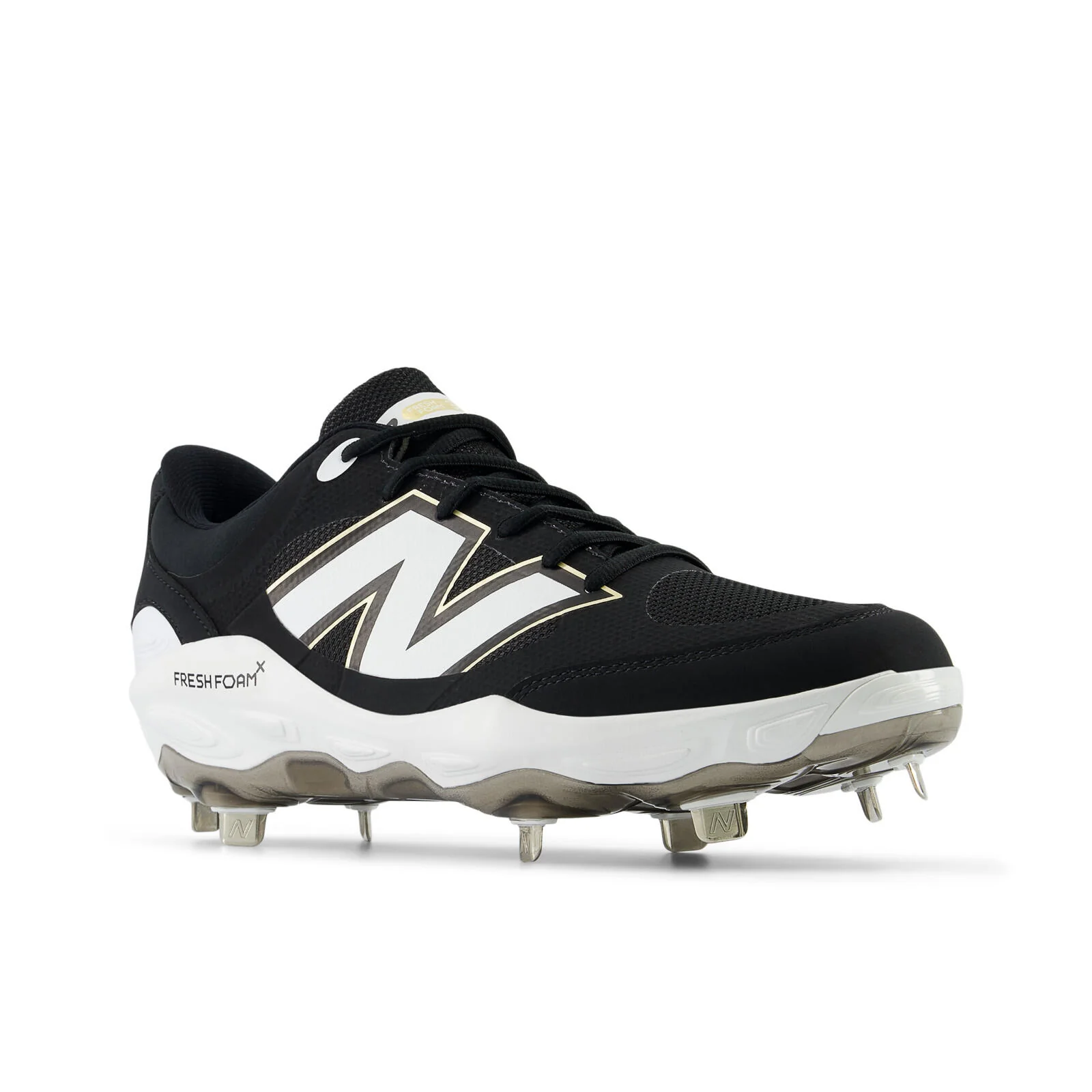 New Balance Fresh Foam X 3000v7 Men's Baseball Cleats - Black - Image 2