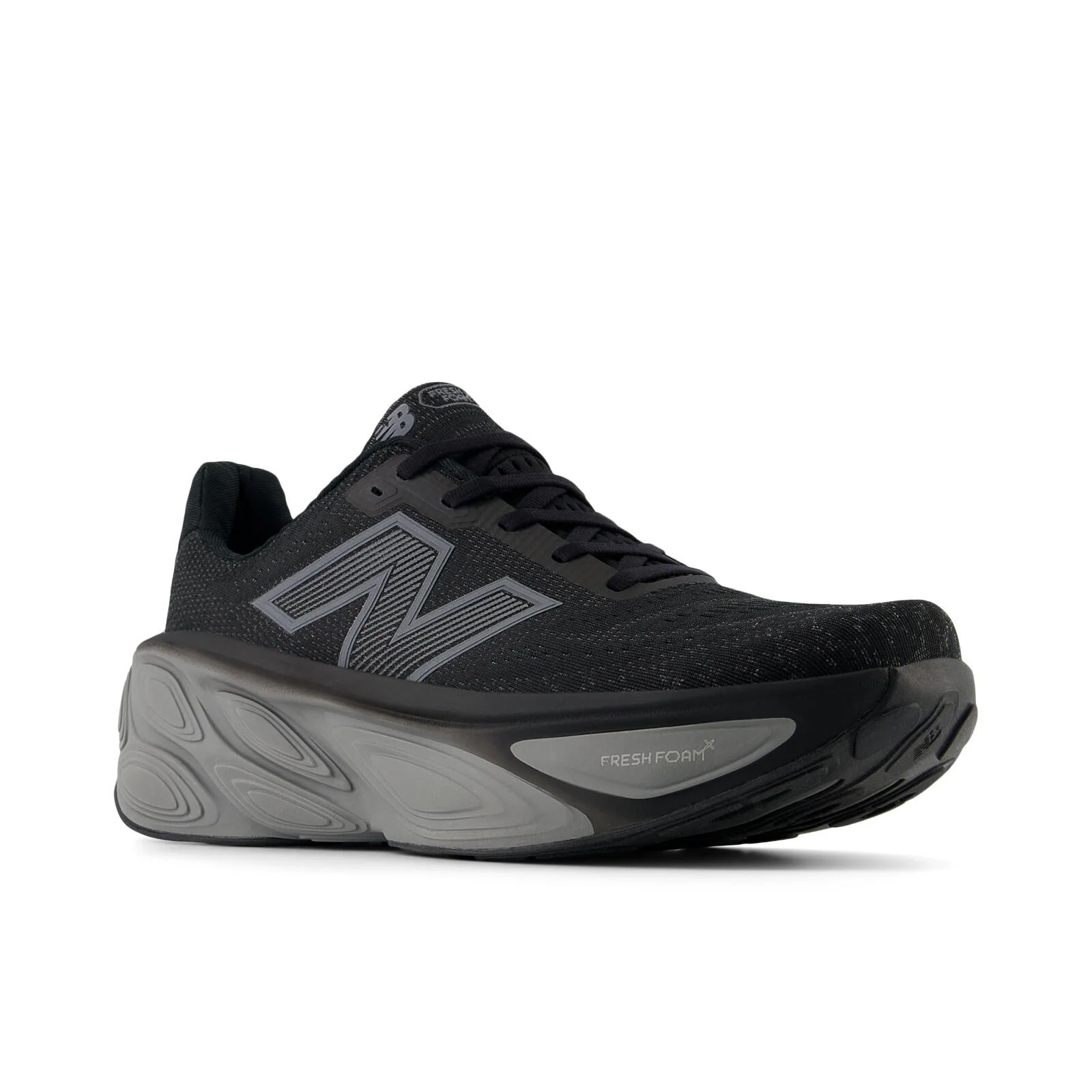 New Balance Fresh Foam X More V5 Men's Running Shoes - Black - Image 3