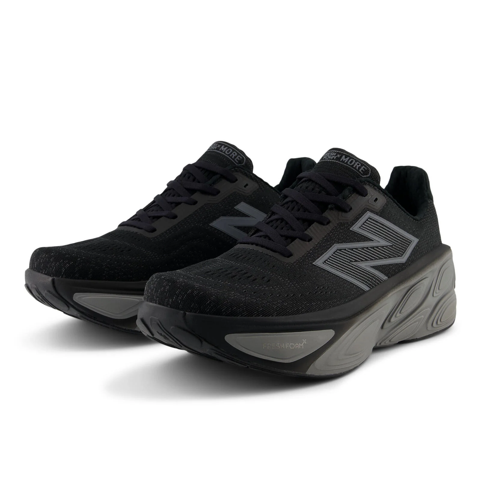 New Balance Fresh Foam X More V5 Men's Running Shoes - Black - Image 6