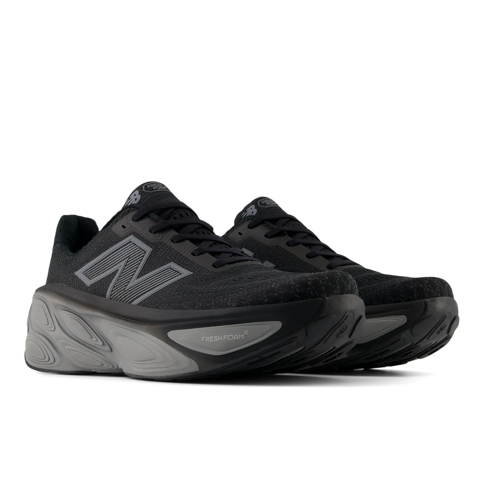 New Balance Fresh Foam X More V5 Men's Running Shoes - Black - Image 8