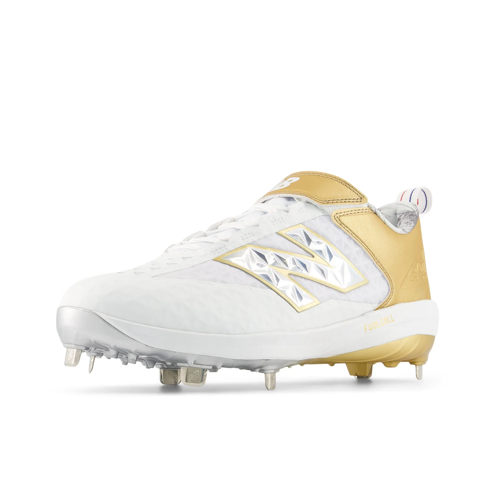 New Balance Fuelcell 4040 V8 Men's Baseball Cleats - White - Image 3