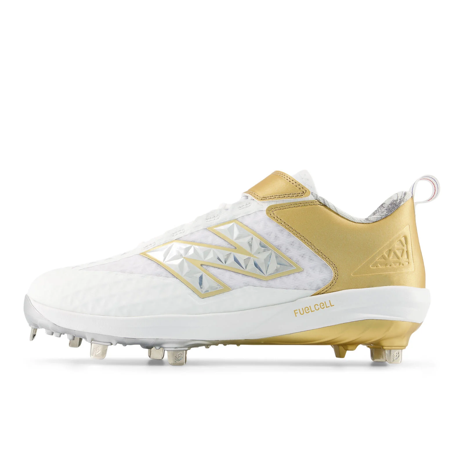 New Balance Fuelcell 4040 V8 Men's Baseball Cleats - White - Image 4