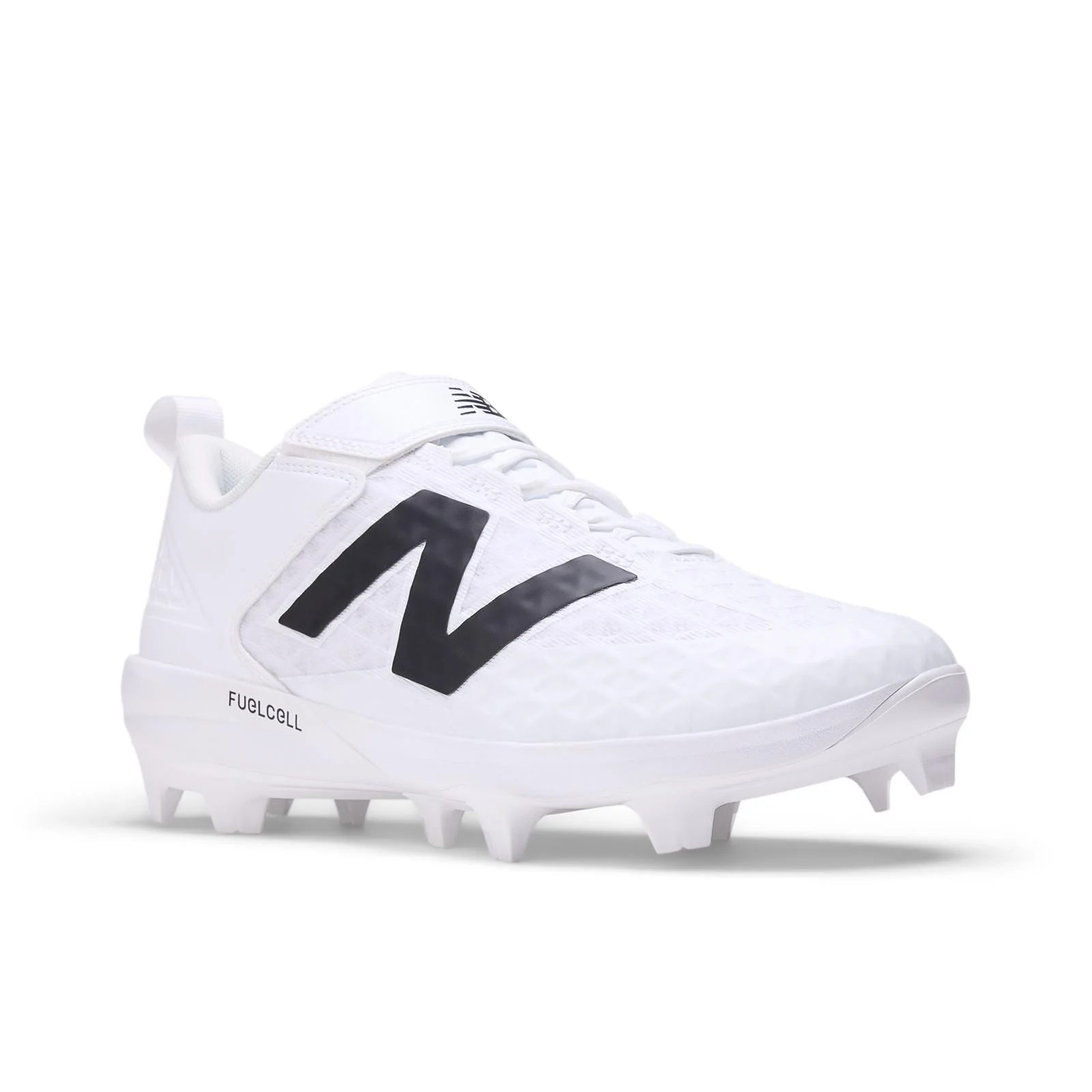 New Balance Fuelcell 4040 V8 Men's Molded Baseball Cleats - Black/NB 103 White - Image 15