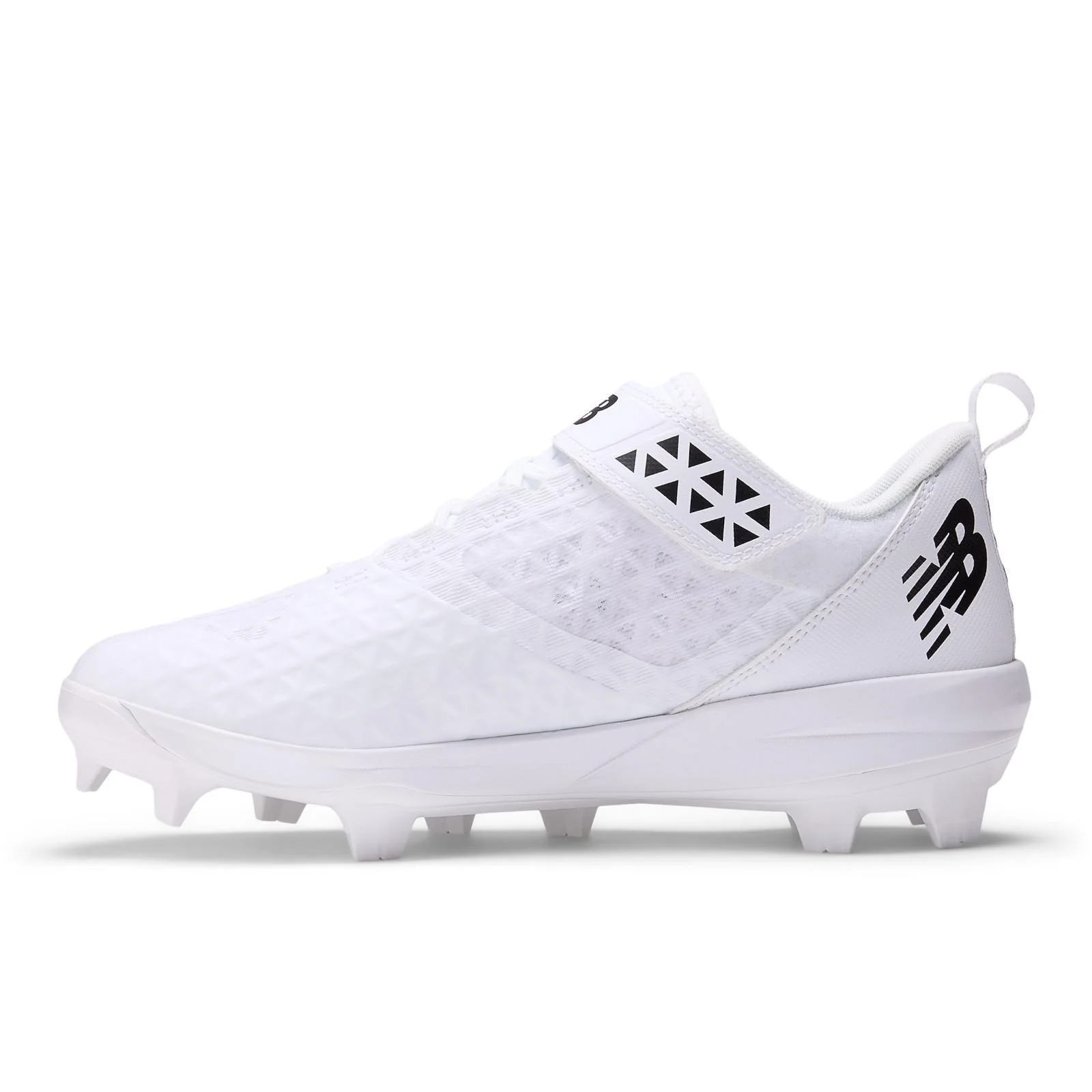 New Balance Fuelcell 4040 V8 Men's Molded Baseball Cleats - NB 103 White/Black - Image 4