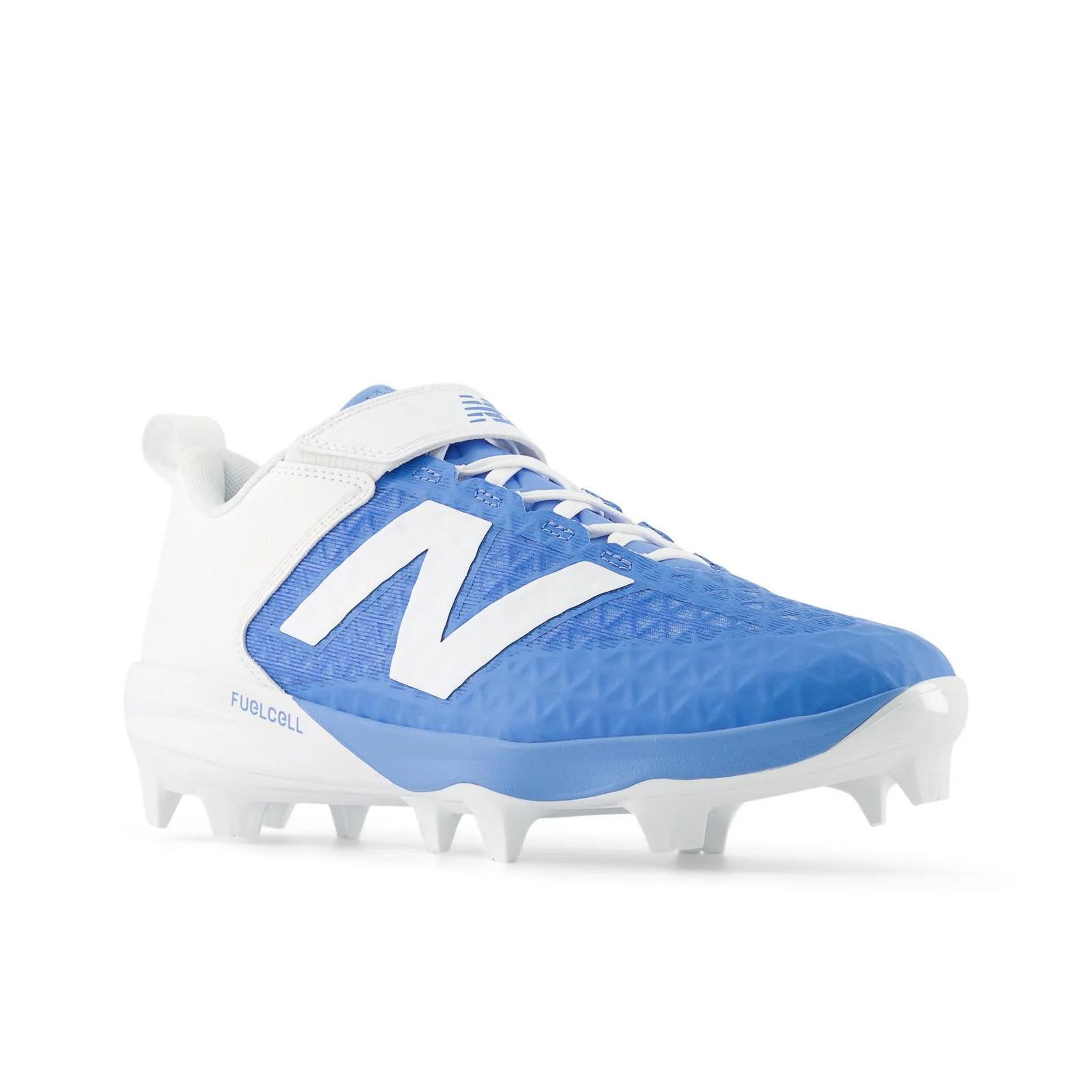 New Balance Fuelcell 4040 V8 Men's Molded Baseball Cleats - Team Carolina/White - Image 2
