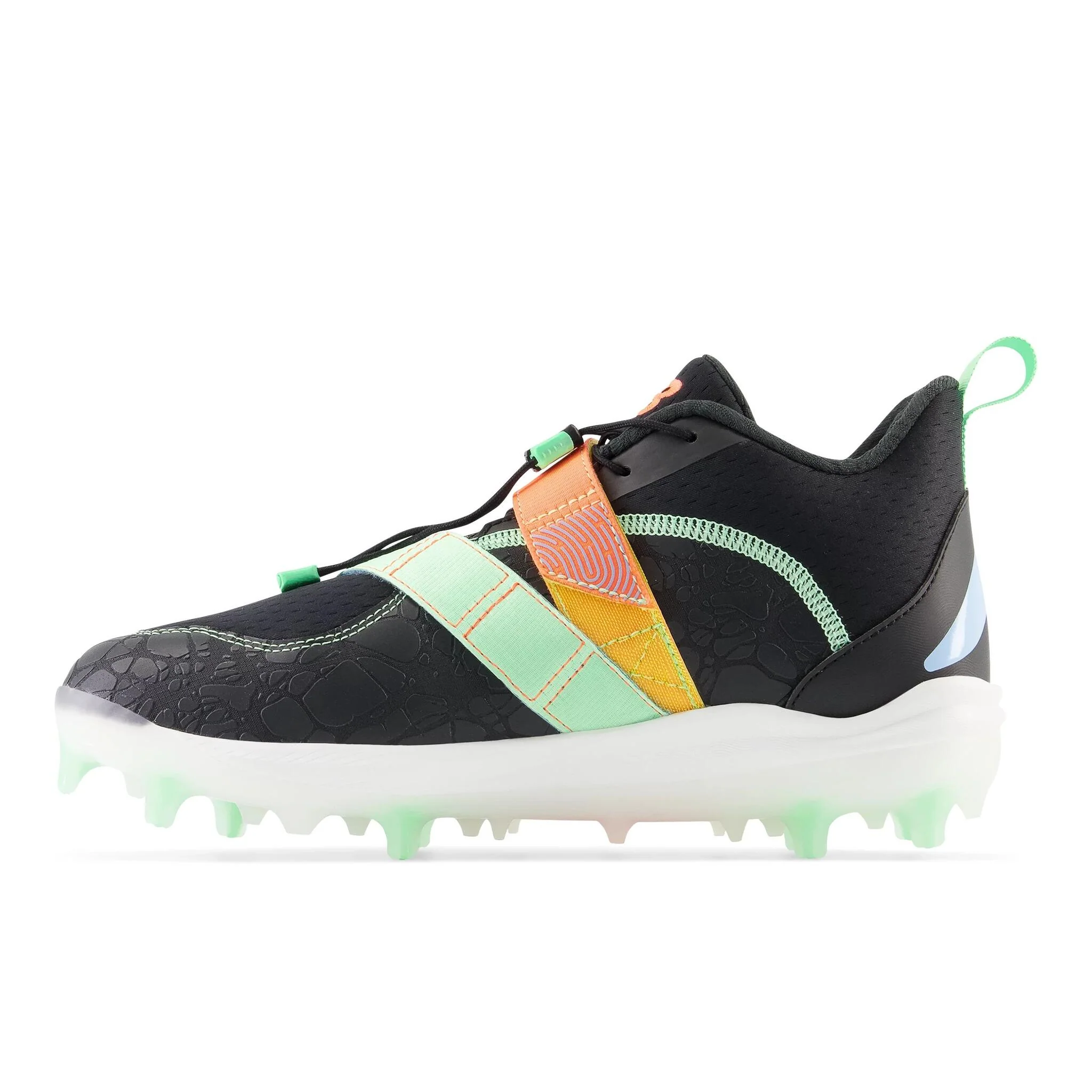 New Balance FuelCell Lindor 2 Comp Unisex Baseball Cleats - Black - Image 4
