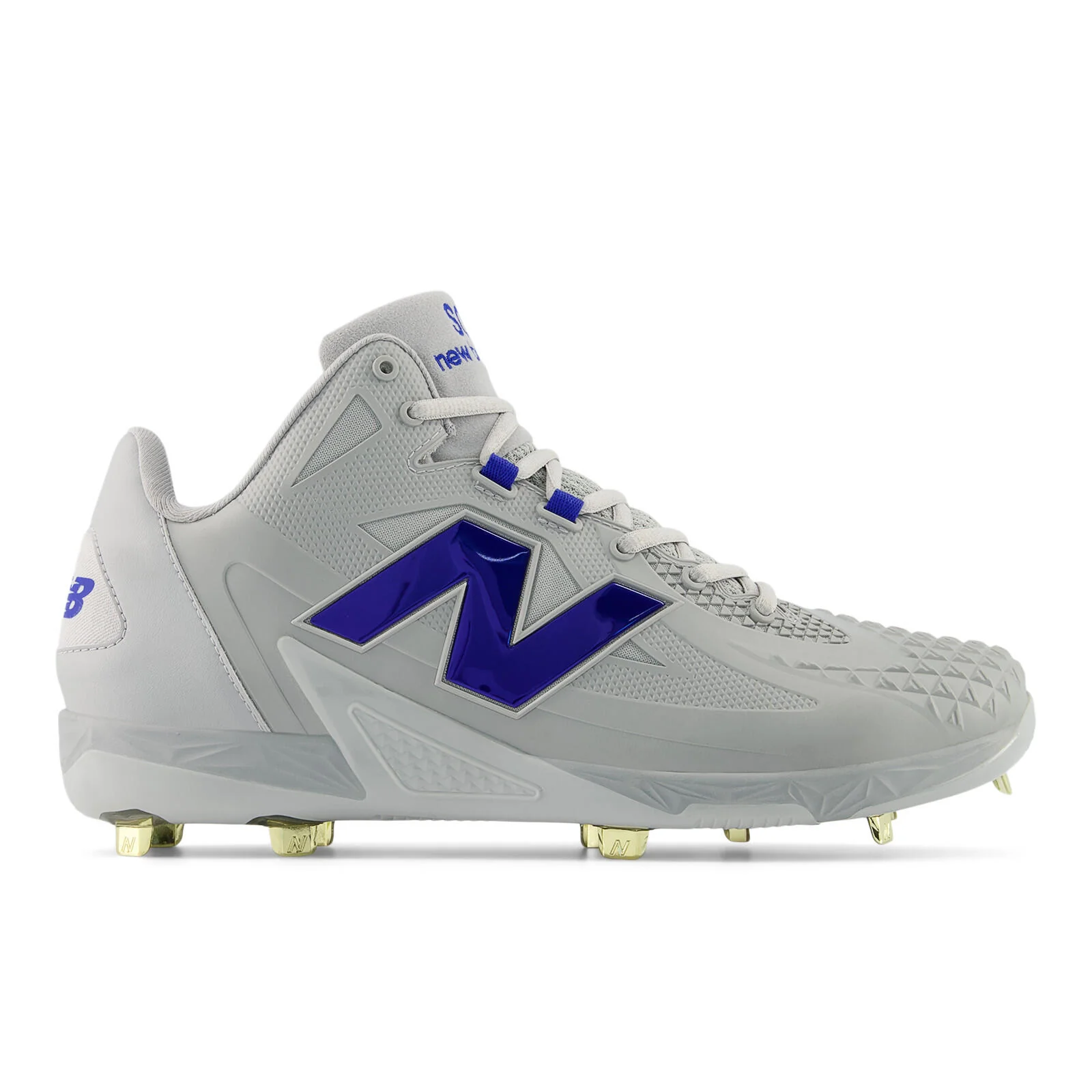 New Balance FuelCell OHTANI 1 Metal Baseball Cleats - Team Away Grey/Royal