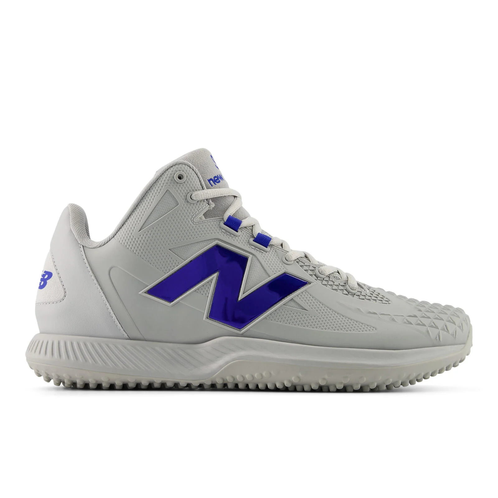 New Balance FuelCell OHTANI 1 Turf Baseball Shoes - Team Away Grey/Royal