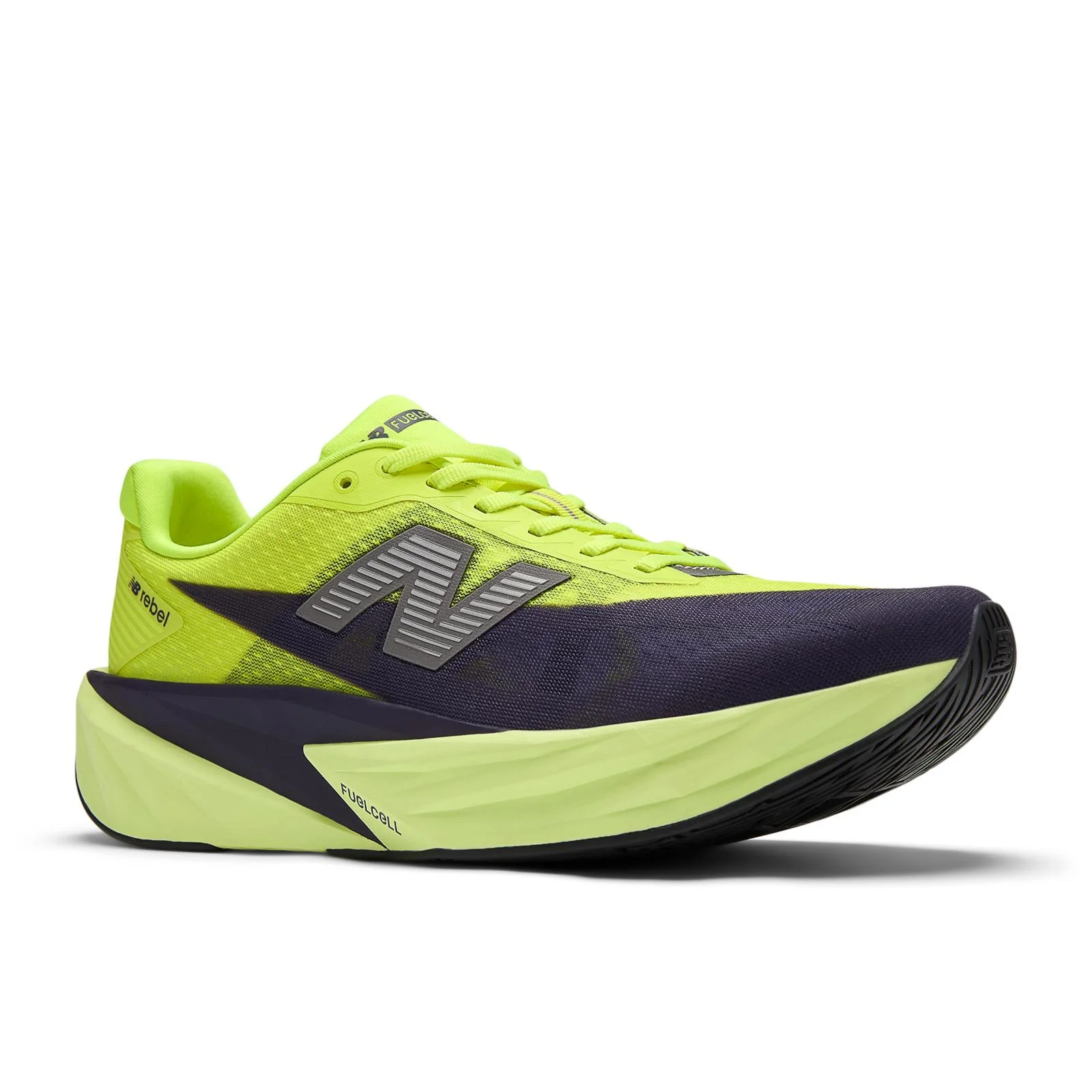 New Balance FuelCell Rebel v5 Men's Running Shoes - Alkaline/Boysenberry - Image 2