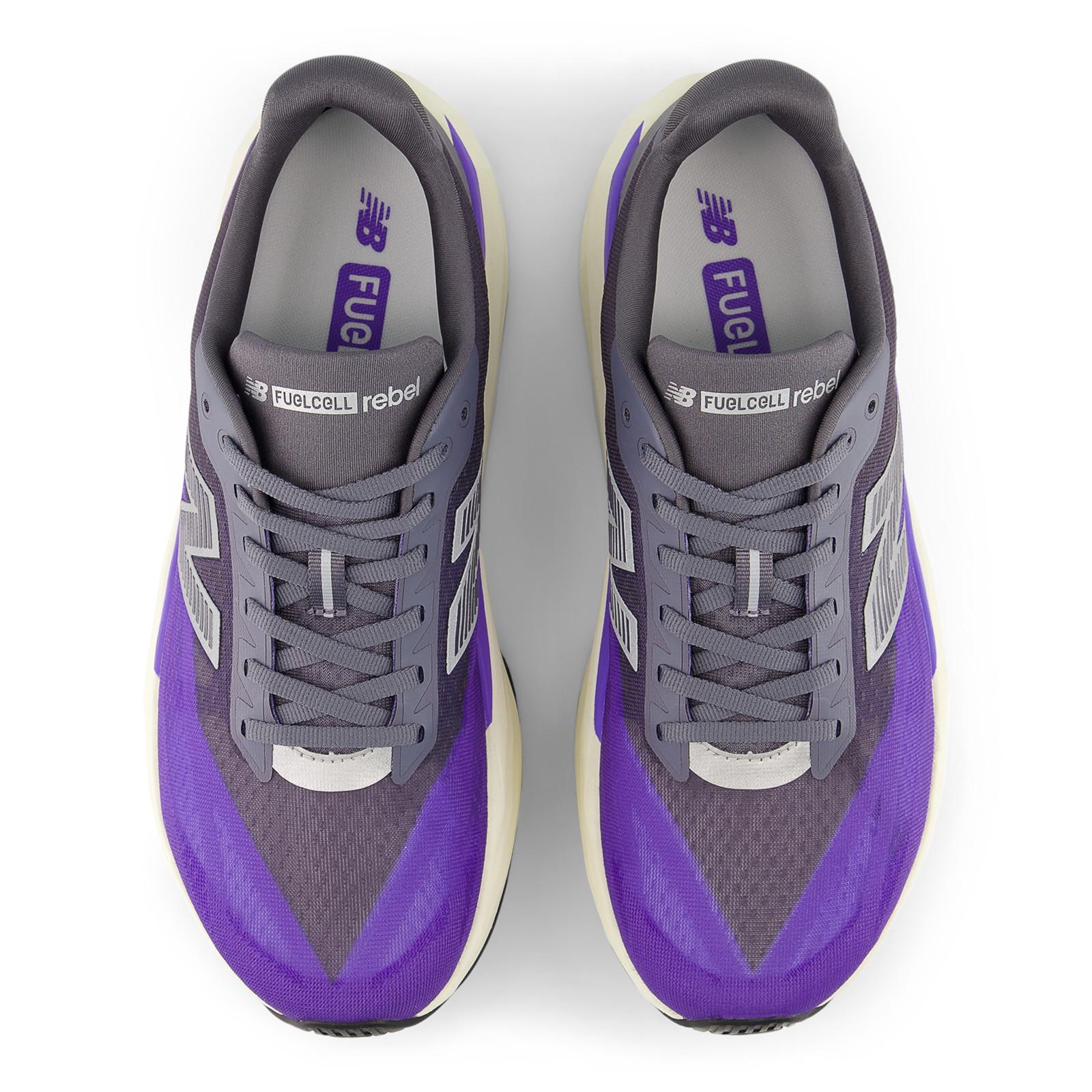 New Balance FuelCell Rebel v5 Men's Running Shoes - Electric Indigo/Truffle - Image 8