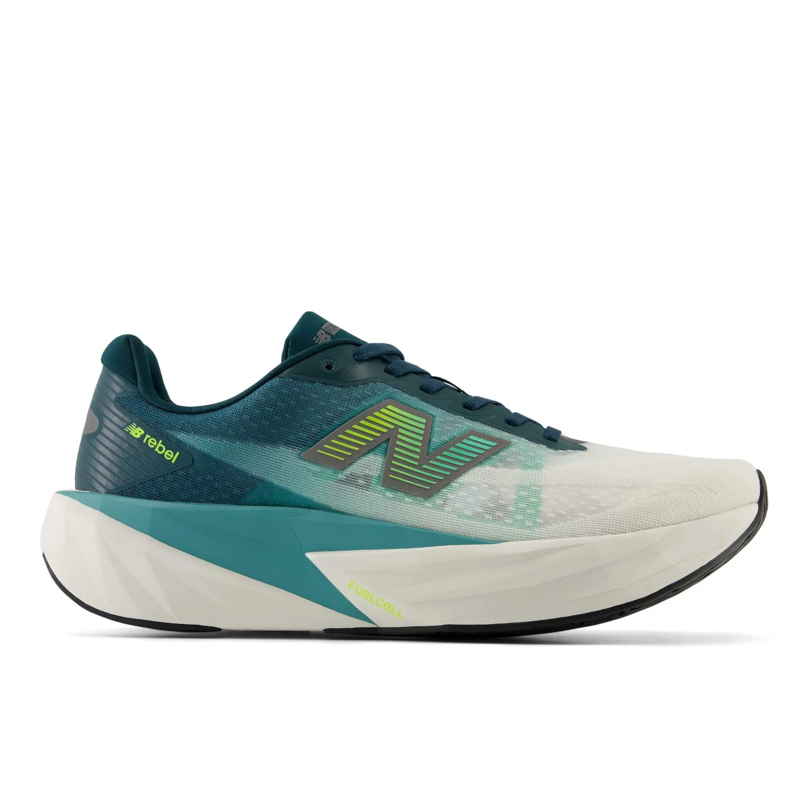 New Balance FuelCell Rebel v5 Men's Running Shoes - Medusa Green/Faded Teal