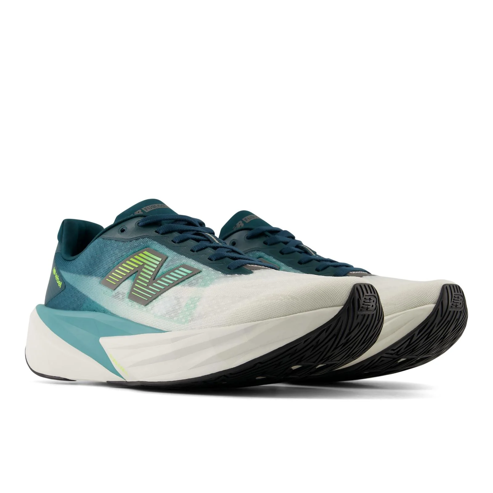 New Balance FuelCell Rebel v5 Men's Running Shoes - Medusa Green/Faded Teal - Image 3