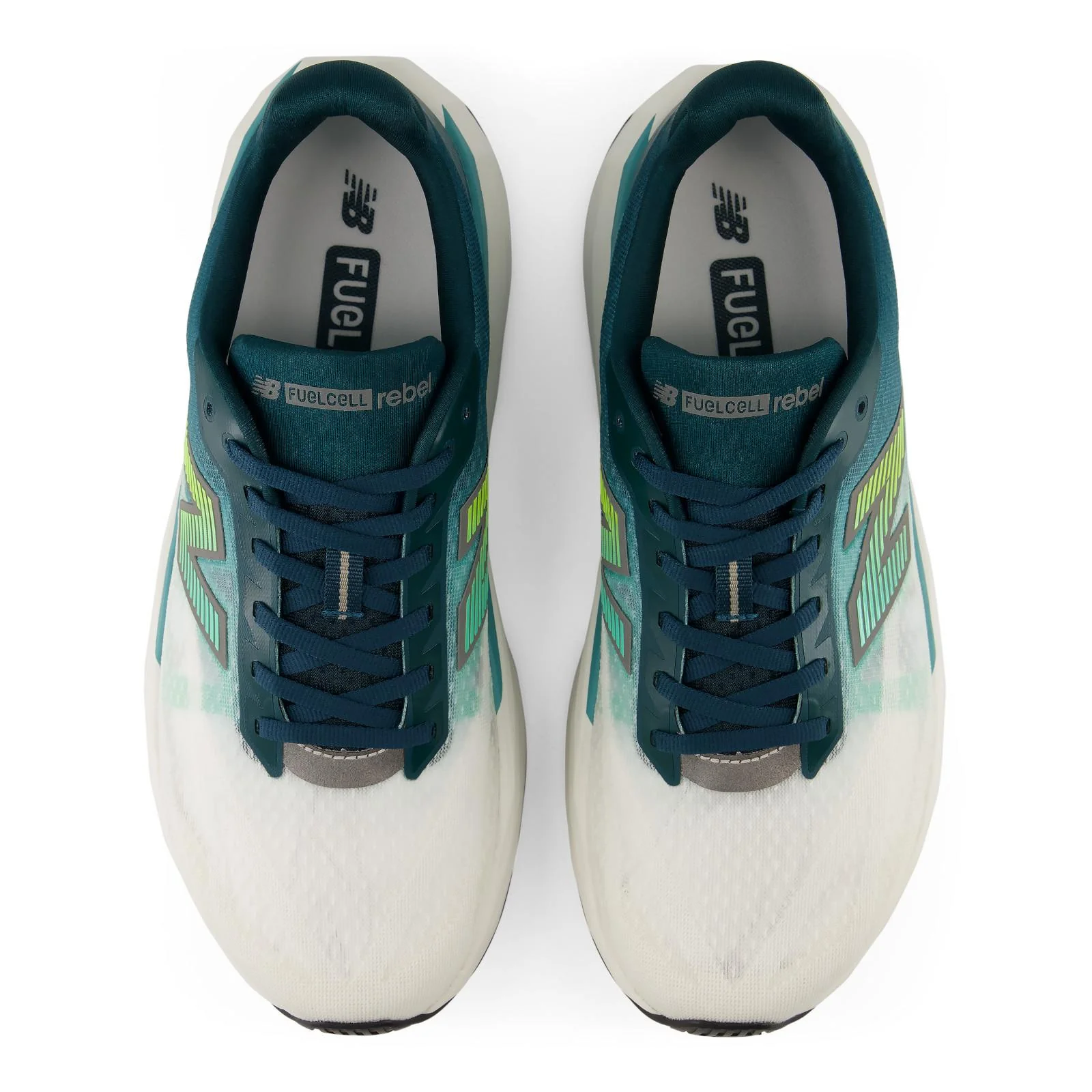 New Balance FuelCell Rebel v5 Men's Running Shoes - Medusa Green/Faded Teal - Image 7