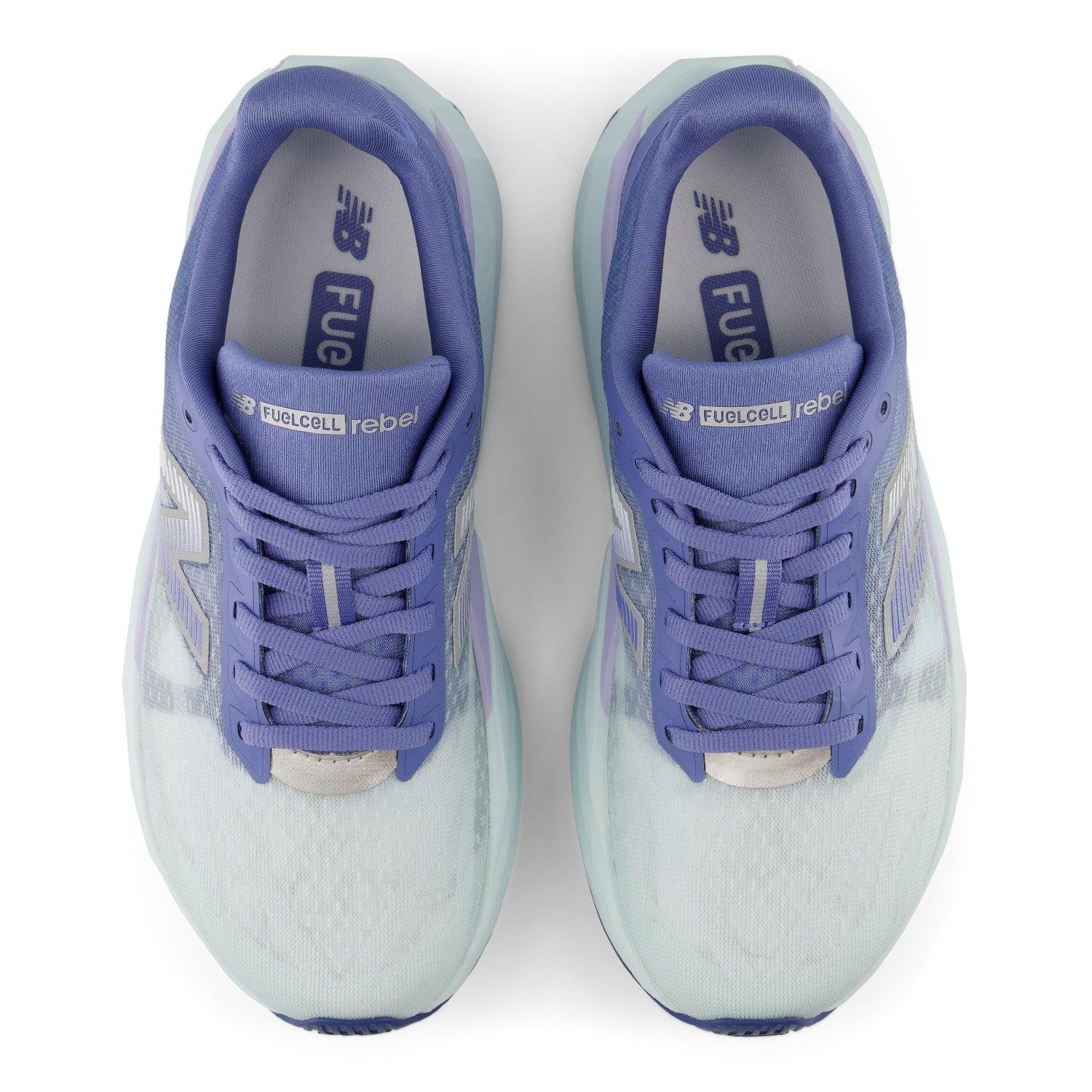 New Balance FuelCell Rebel v5 Women's Running Shoes - Fairweather Blue/Glint Blue - Image 4