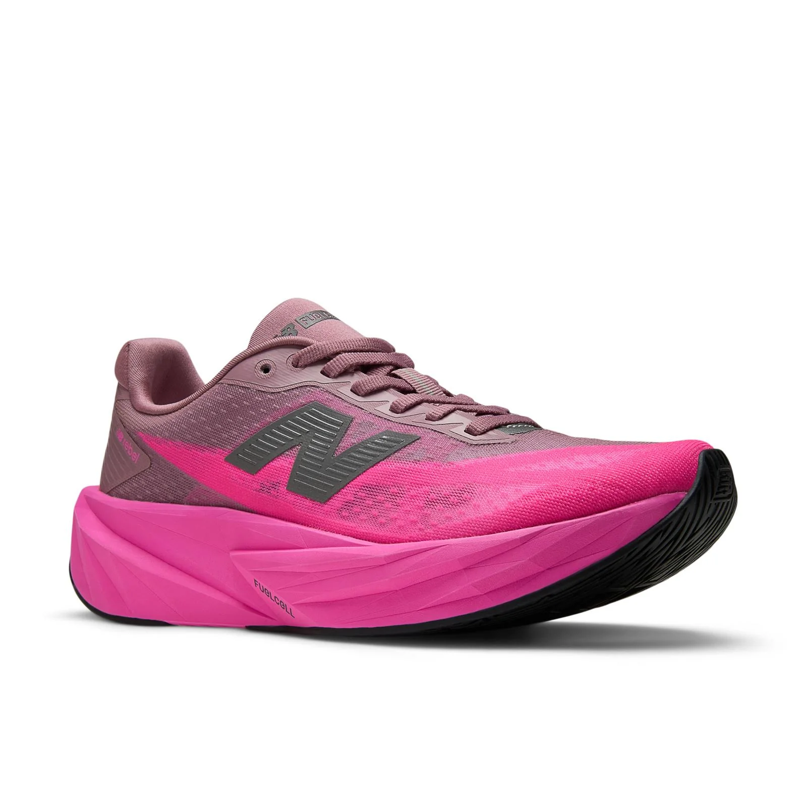 New Balance FuelCell Rebel v5 Women's Running Shoes - Pink Heat/Rosewood - Image 2