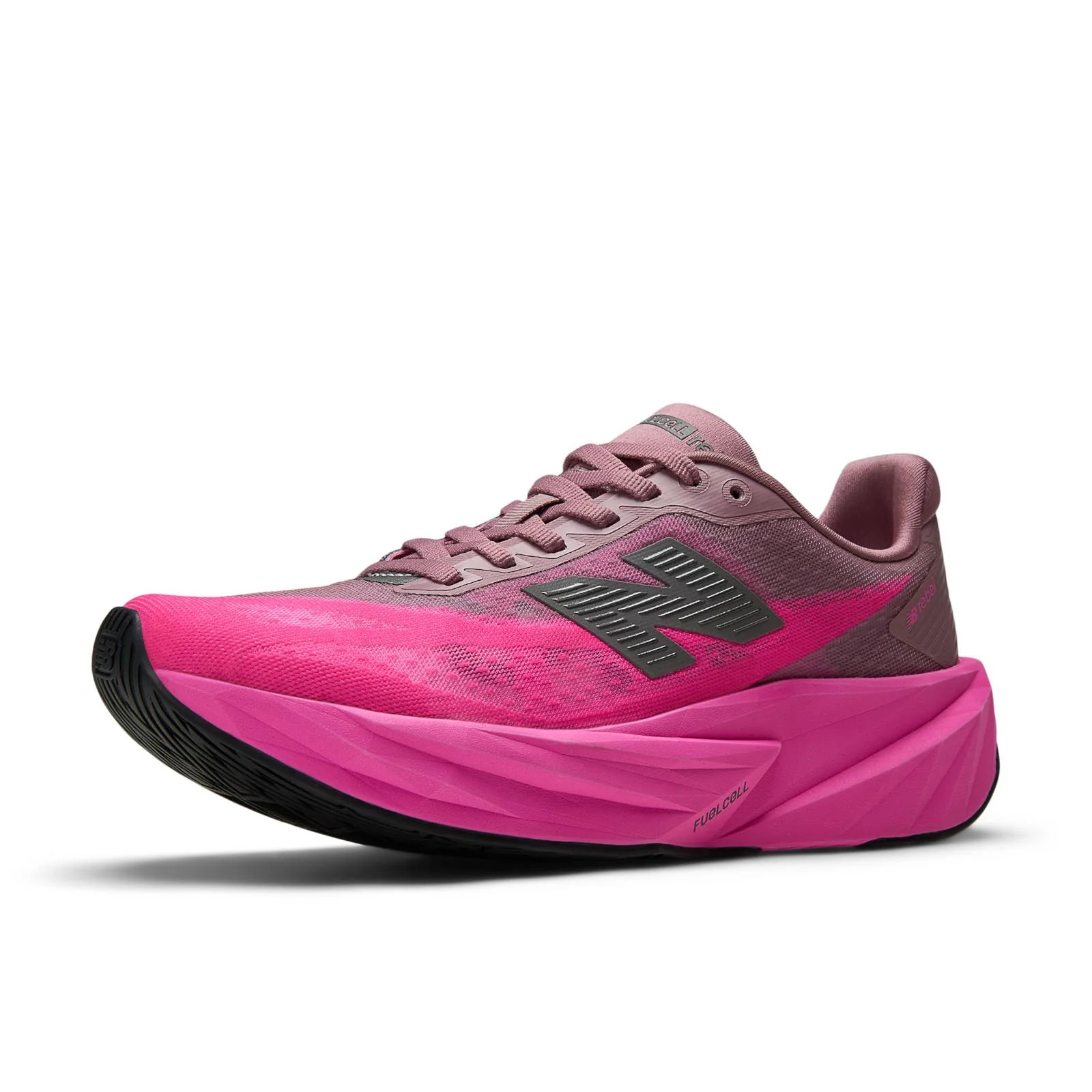 New Balance FuelCell Rebel v5 Women's Running Shoes - Pink Heat/Rosewood - Image 4