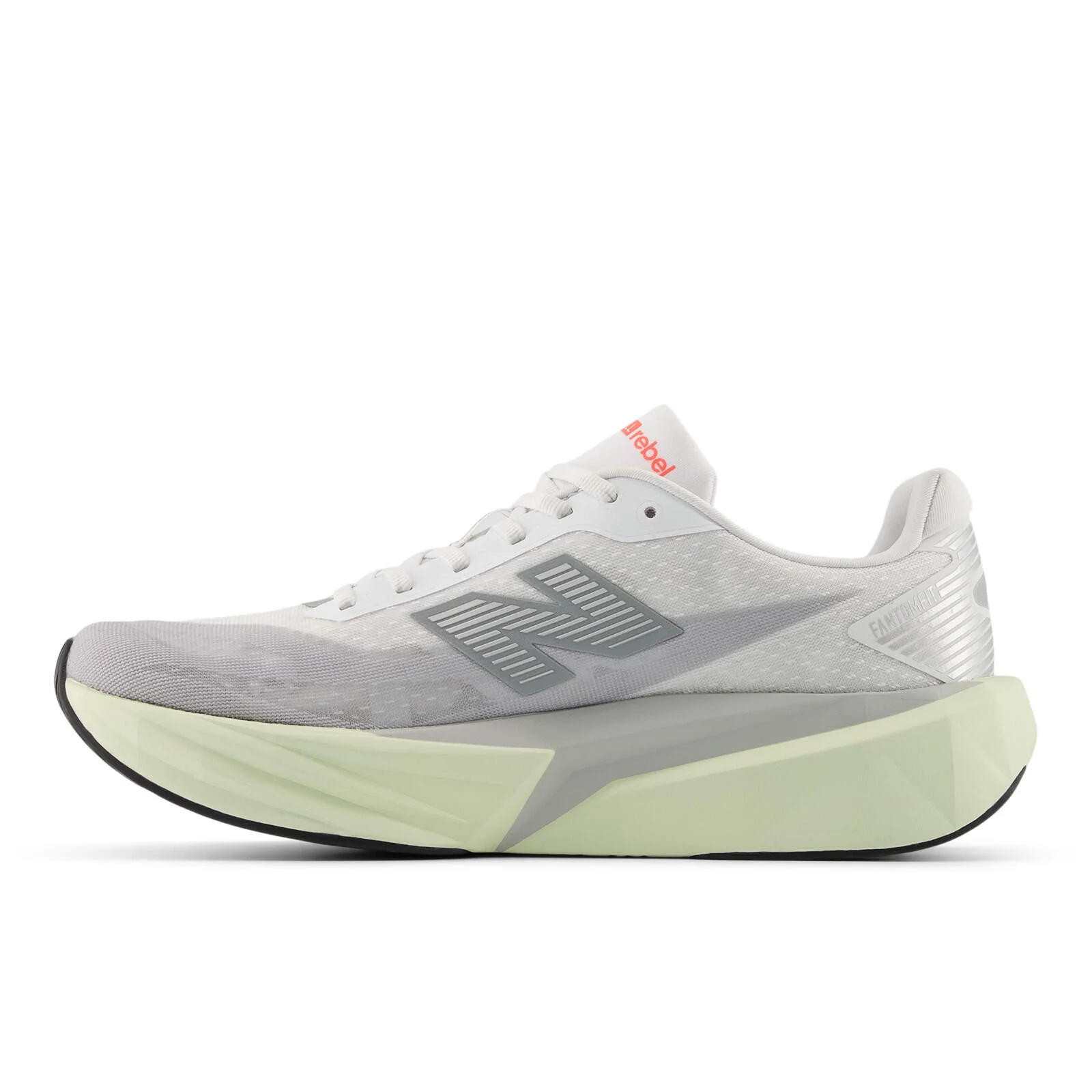 New Balance FuelCell Rebel v5 Women's Running Shoes - Raincloud/White - Image 3
